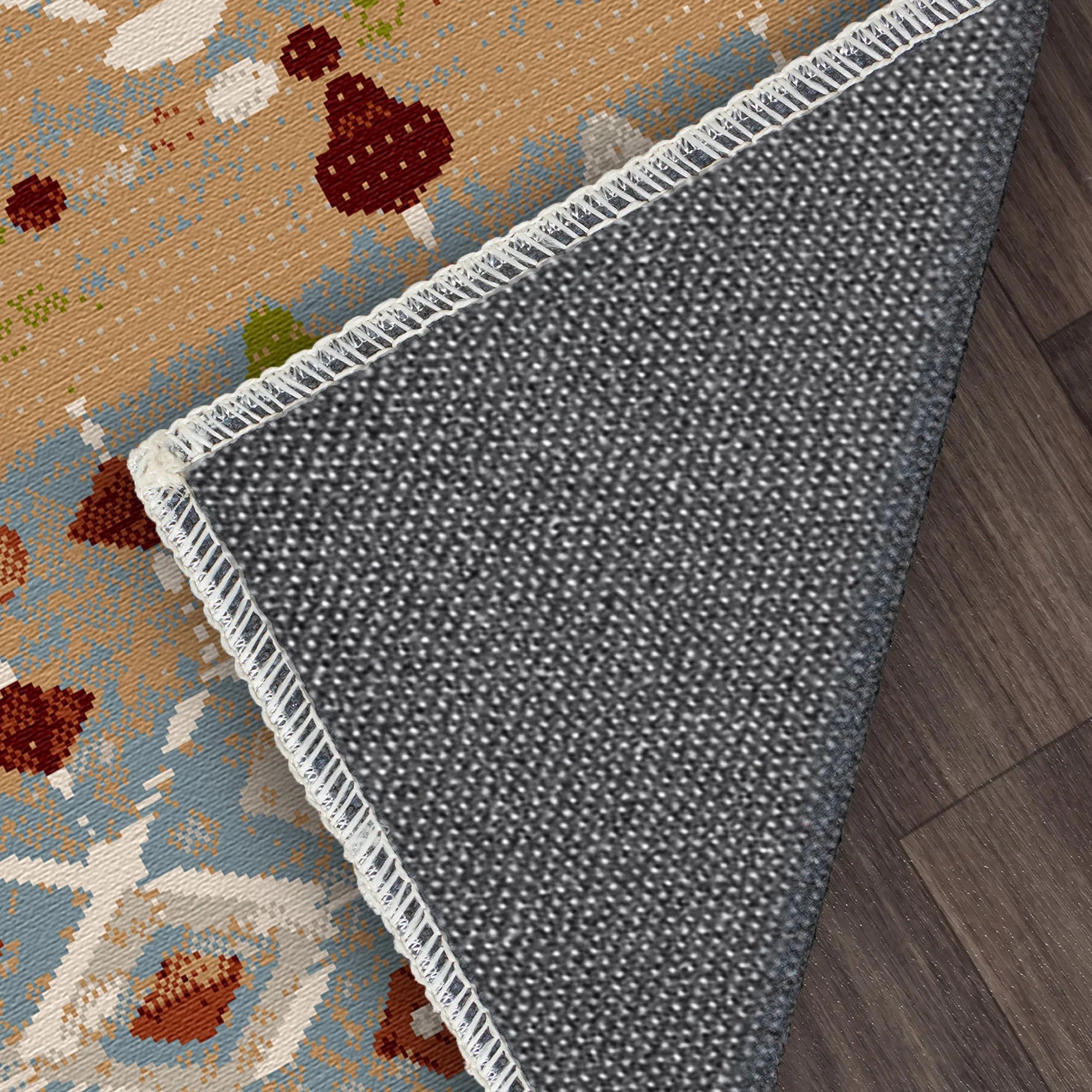 Waschbarer Teppich Santa Fe Sky Tribal Geometric