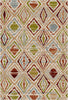 Mojave Sand Geometrischer Waschbarer Teppich 