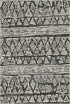 Yukon Kohle Tribal Waschbarer Teppich Grau