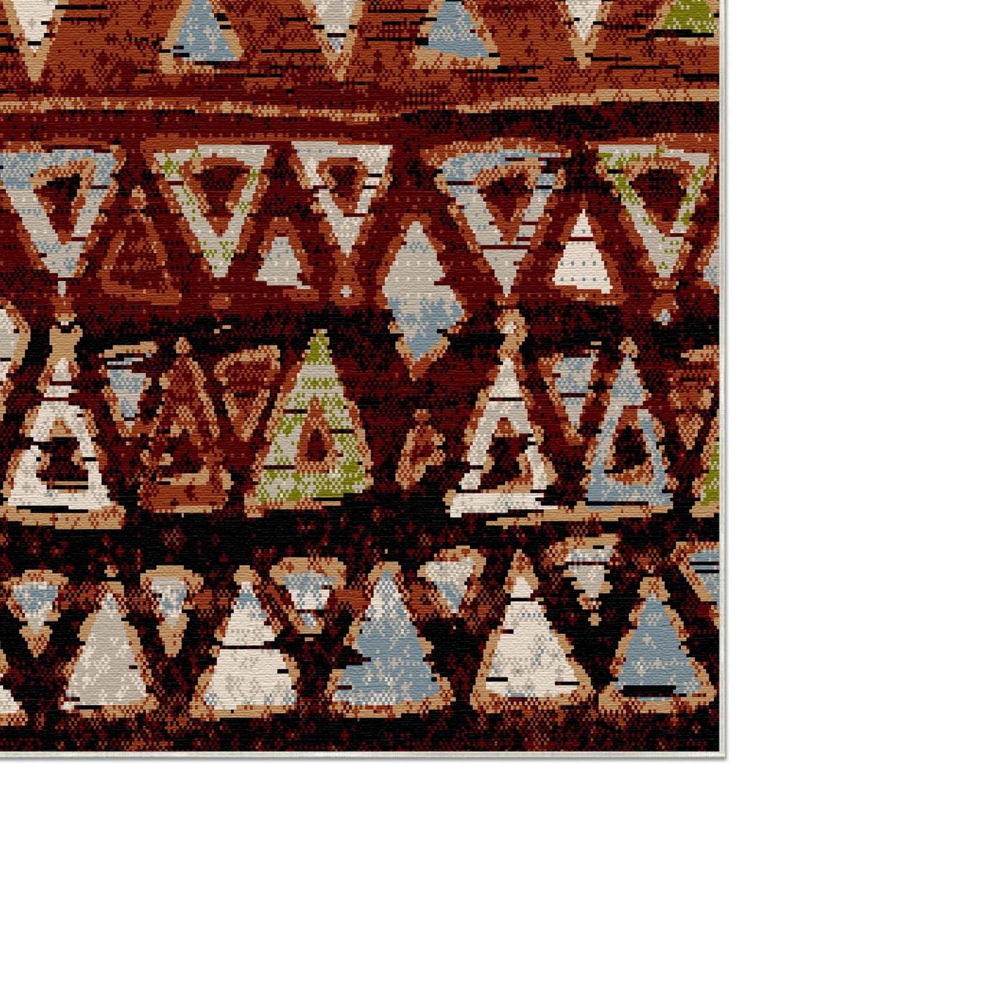 Klondike Rost Tribal Waschbarer Teppich