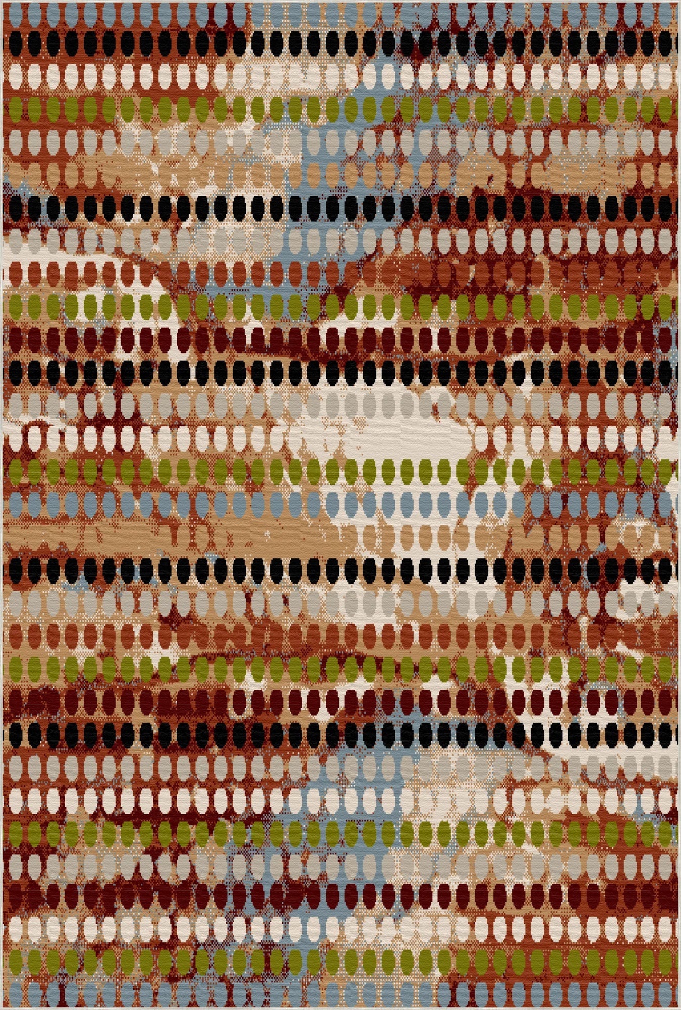 Waschbarer Teppich Petra Mosaic Geometric