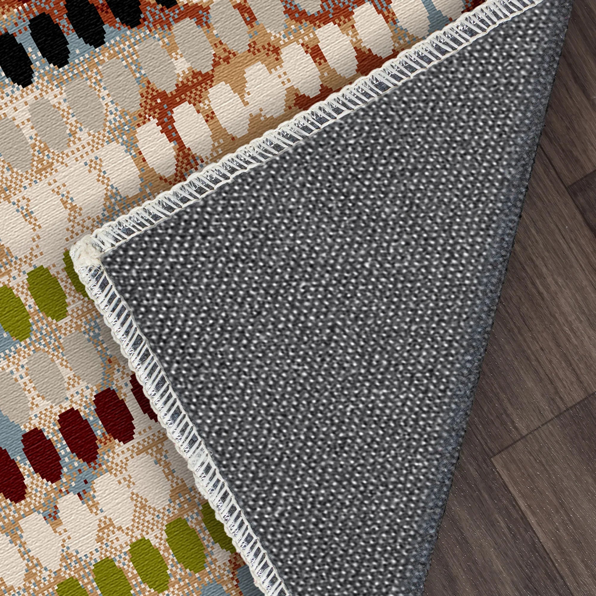 Petra Mosaik Geometrischer Waschbarer Teppich