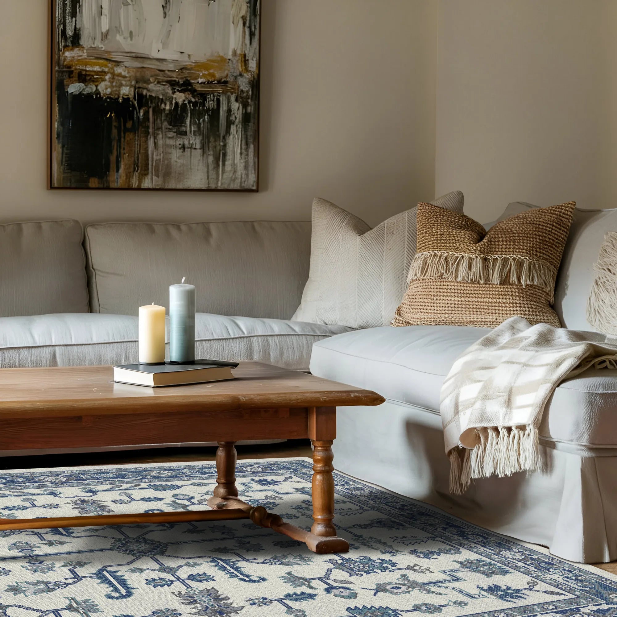 Waschbarer Teppich Lisbon Garden