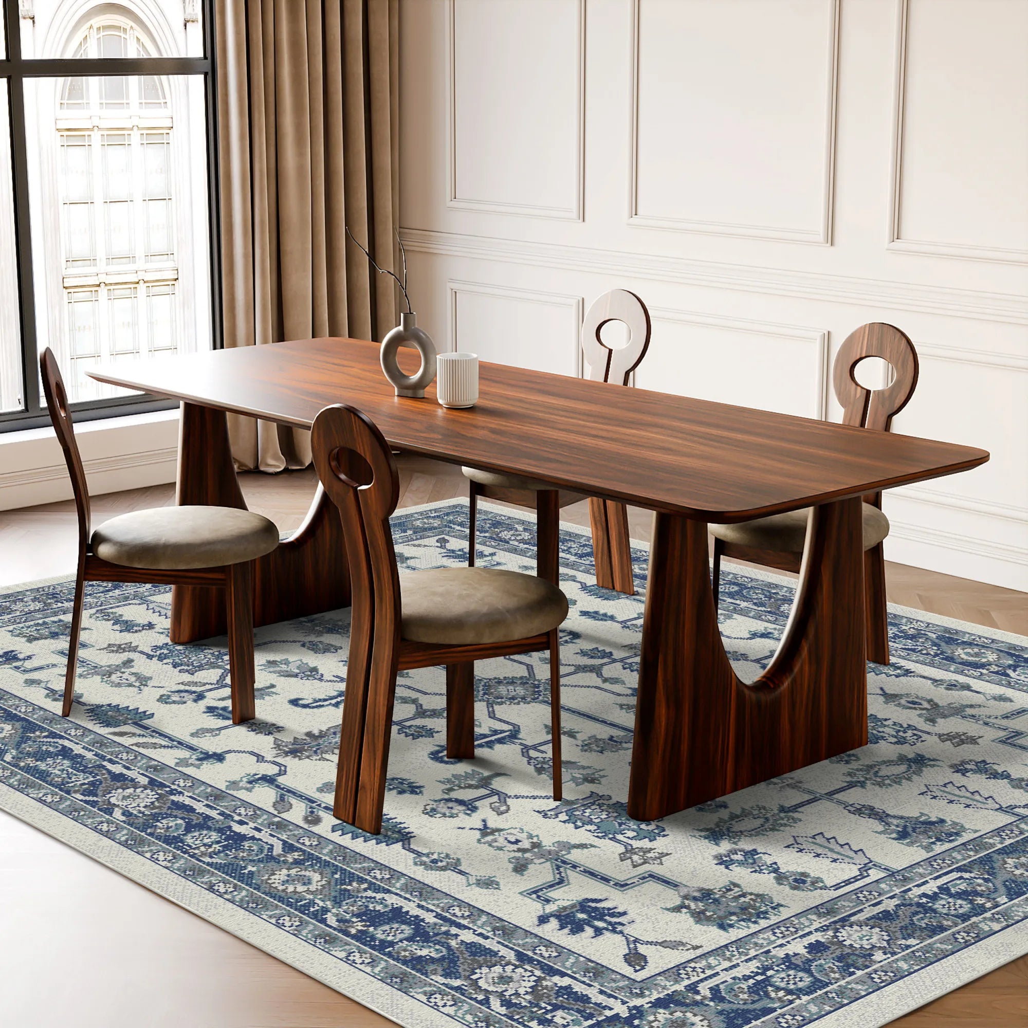 Waschbarer Teppich Lisbon Garden