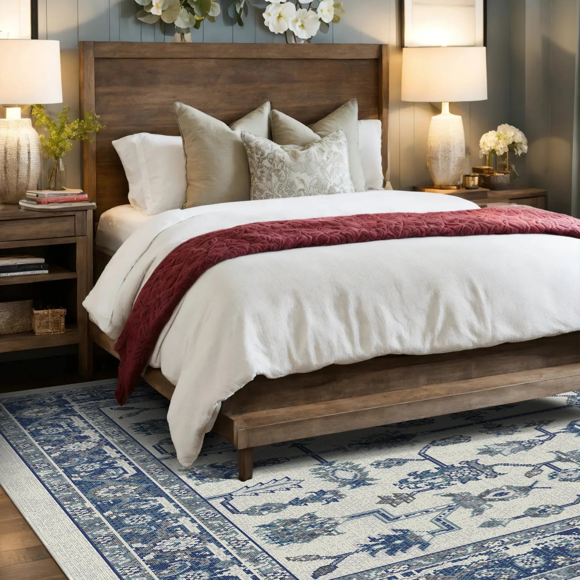 Waschbarer Teppich Lisbon Garden