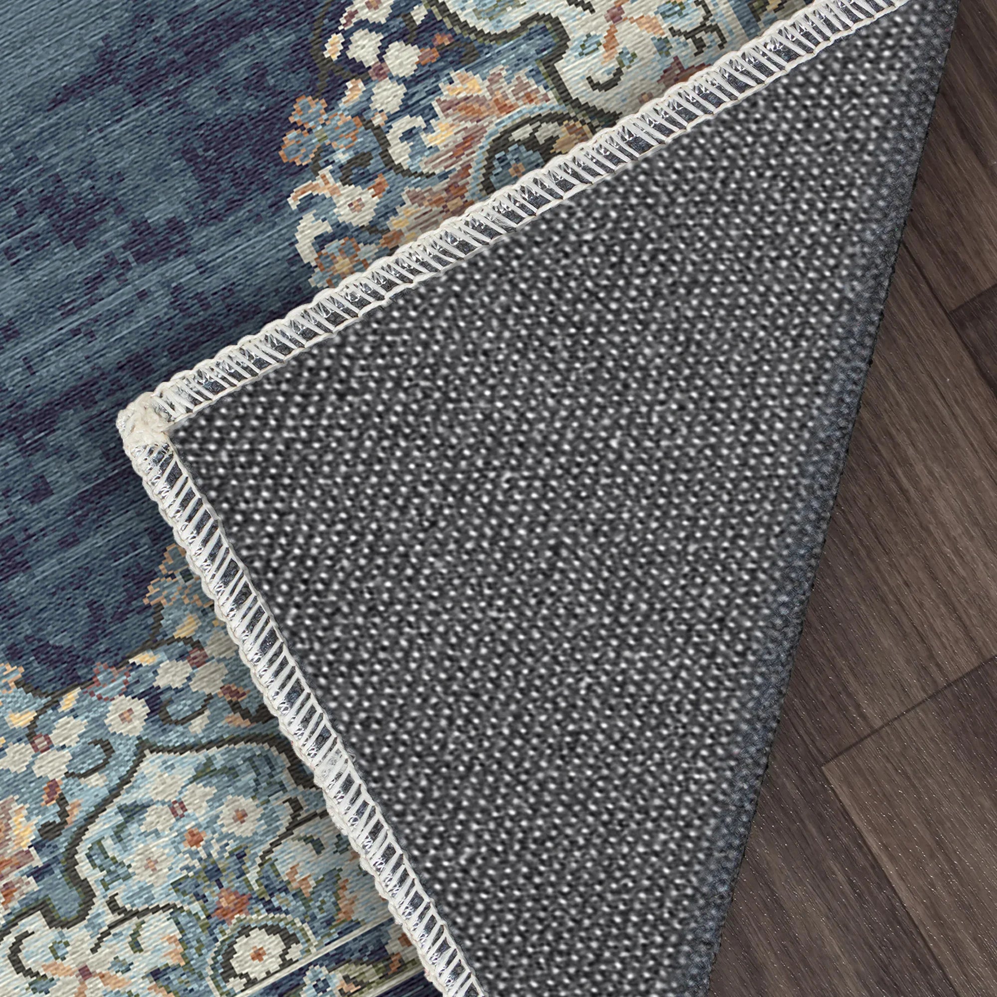 Waschbarer Teppich Seville Slate Traditional