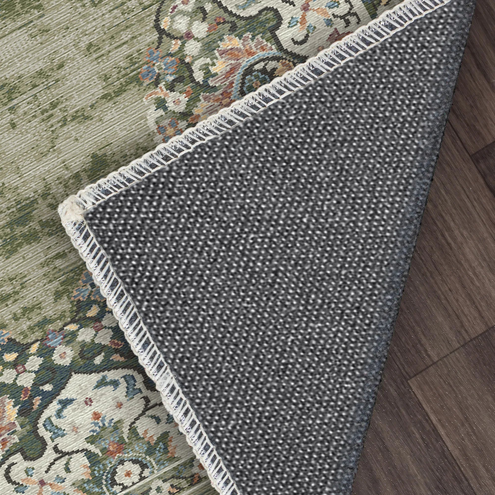 Cordoba Sage Traditioneller Waschbarer Teppich