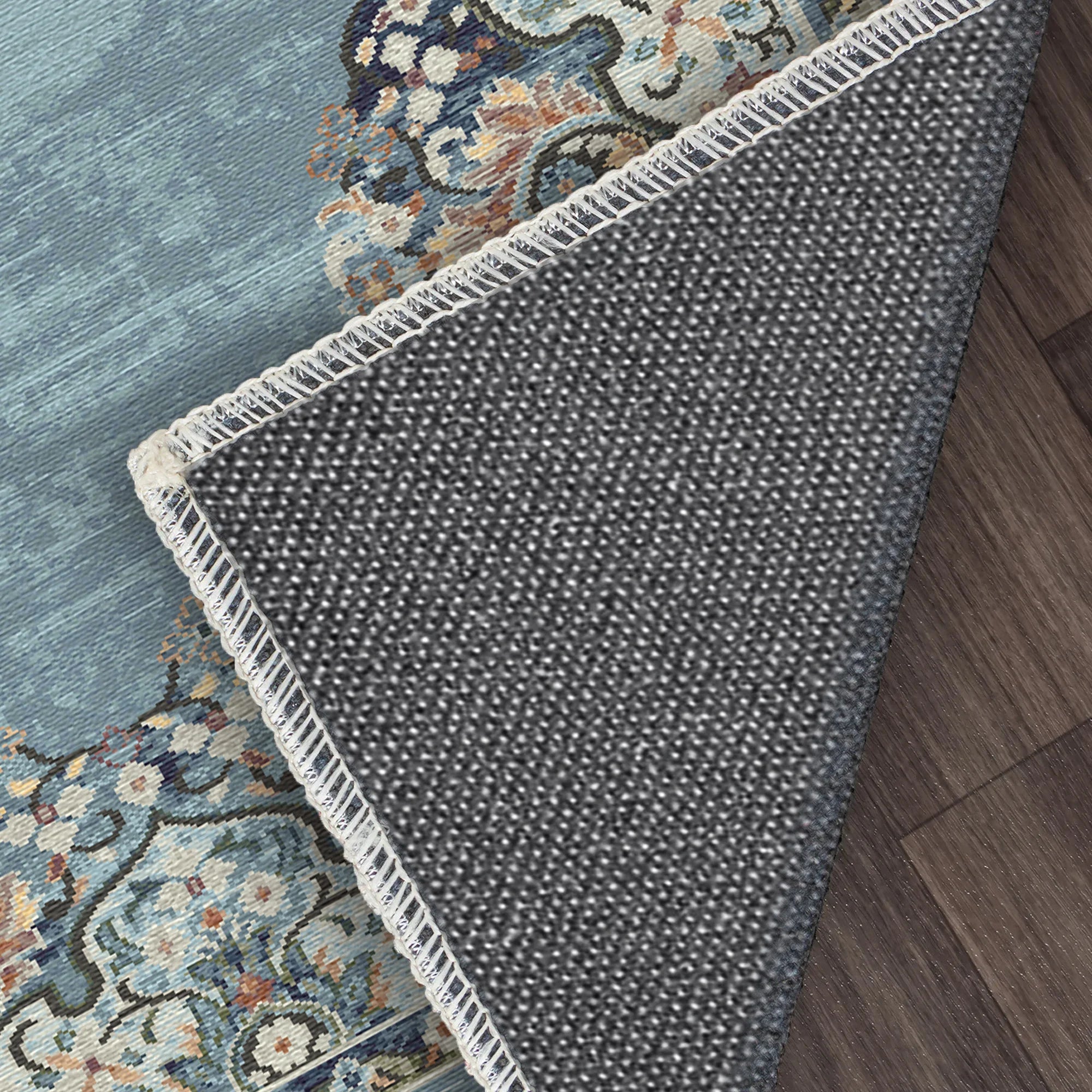 Valencia Sky Traditioneller Waschbarer Teppich