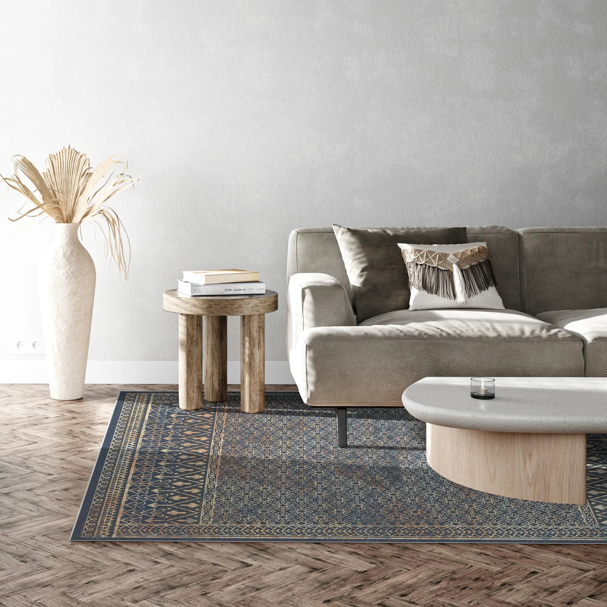 Waschbarer Übergangsteppich Venedig Nacht