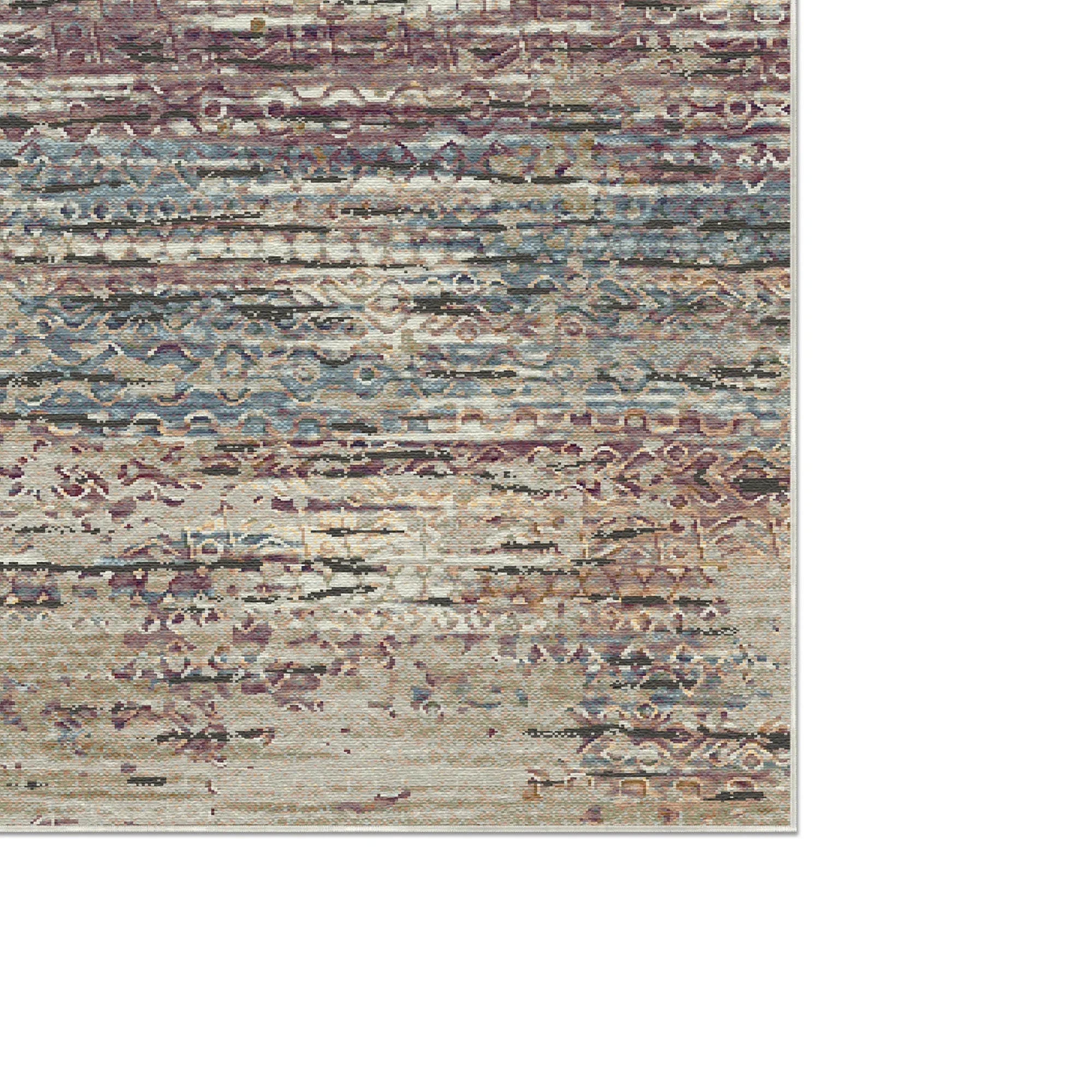 Como Abstrakter Waschbarer Teppich