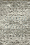 Positano Sand Abgenutzter Diamant Teppich Elfenbein