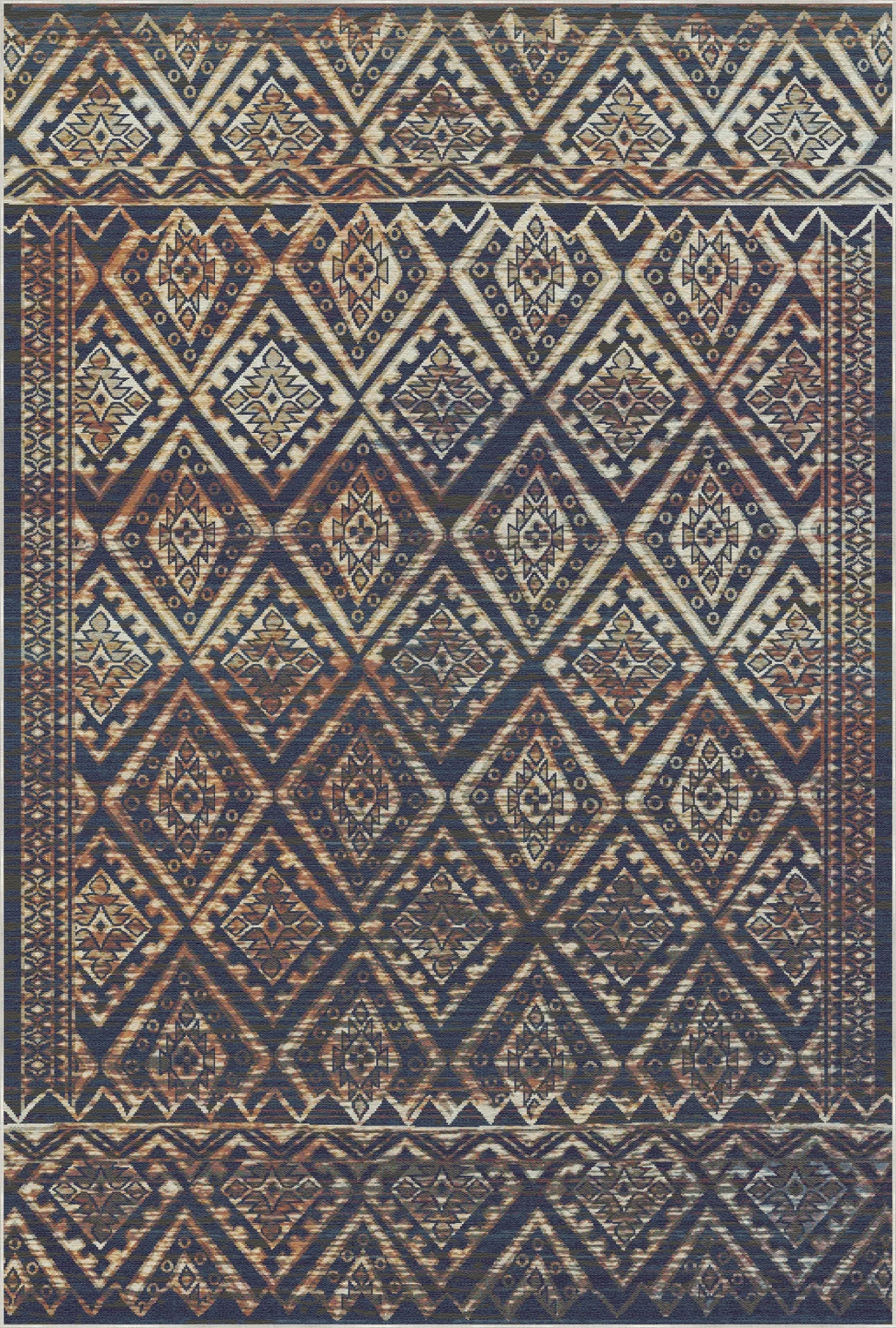 Waschbarer Teppich Ravello Navy