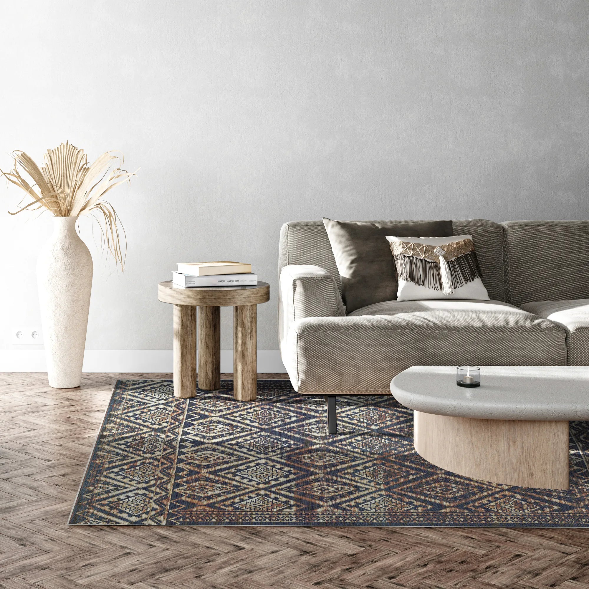 Waschbarer Teppich Ravello Navy