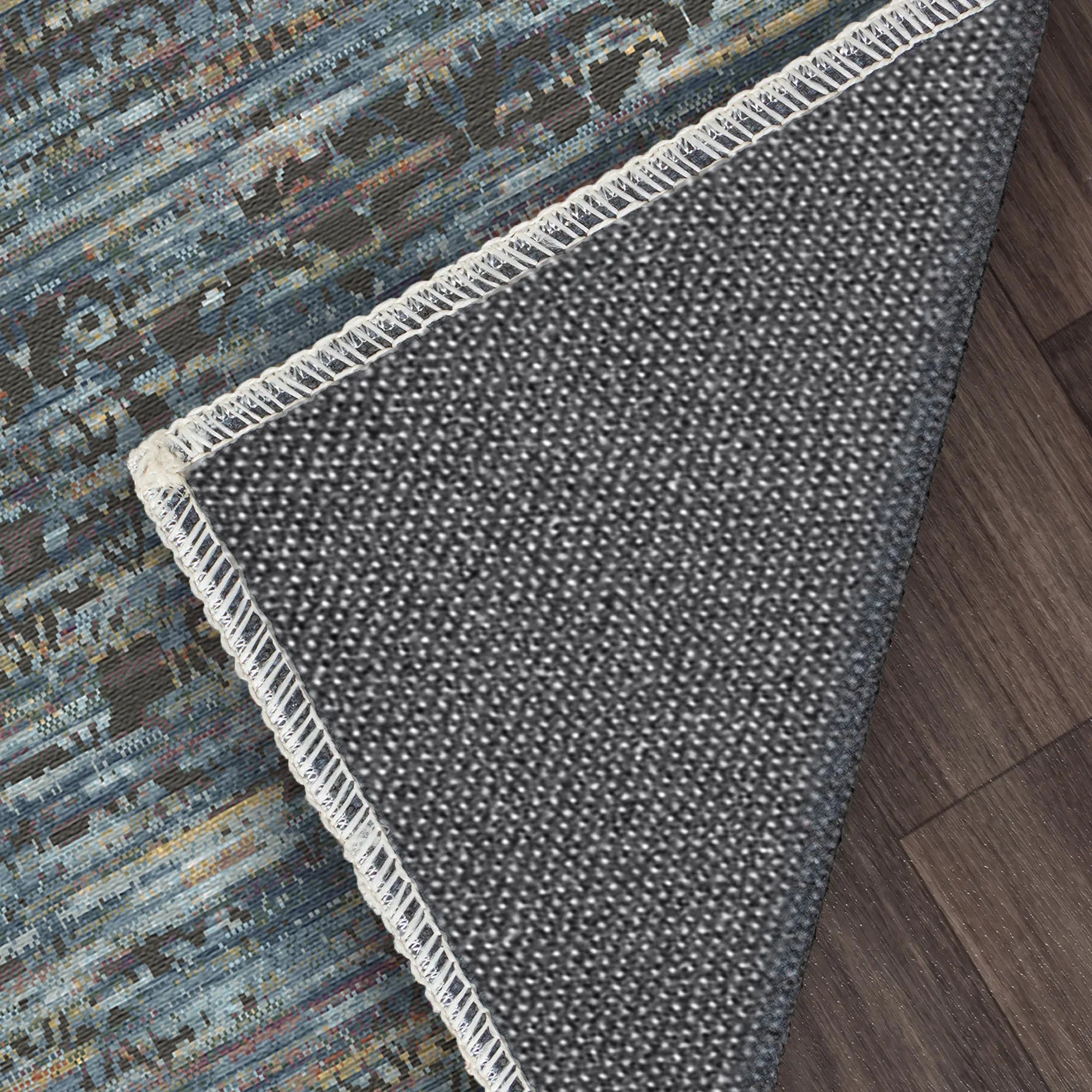 Waschbarer Teppich Berlin Industrial Abstract