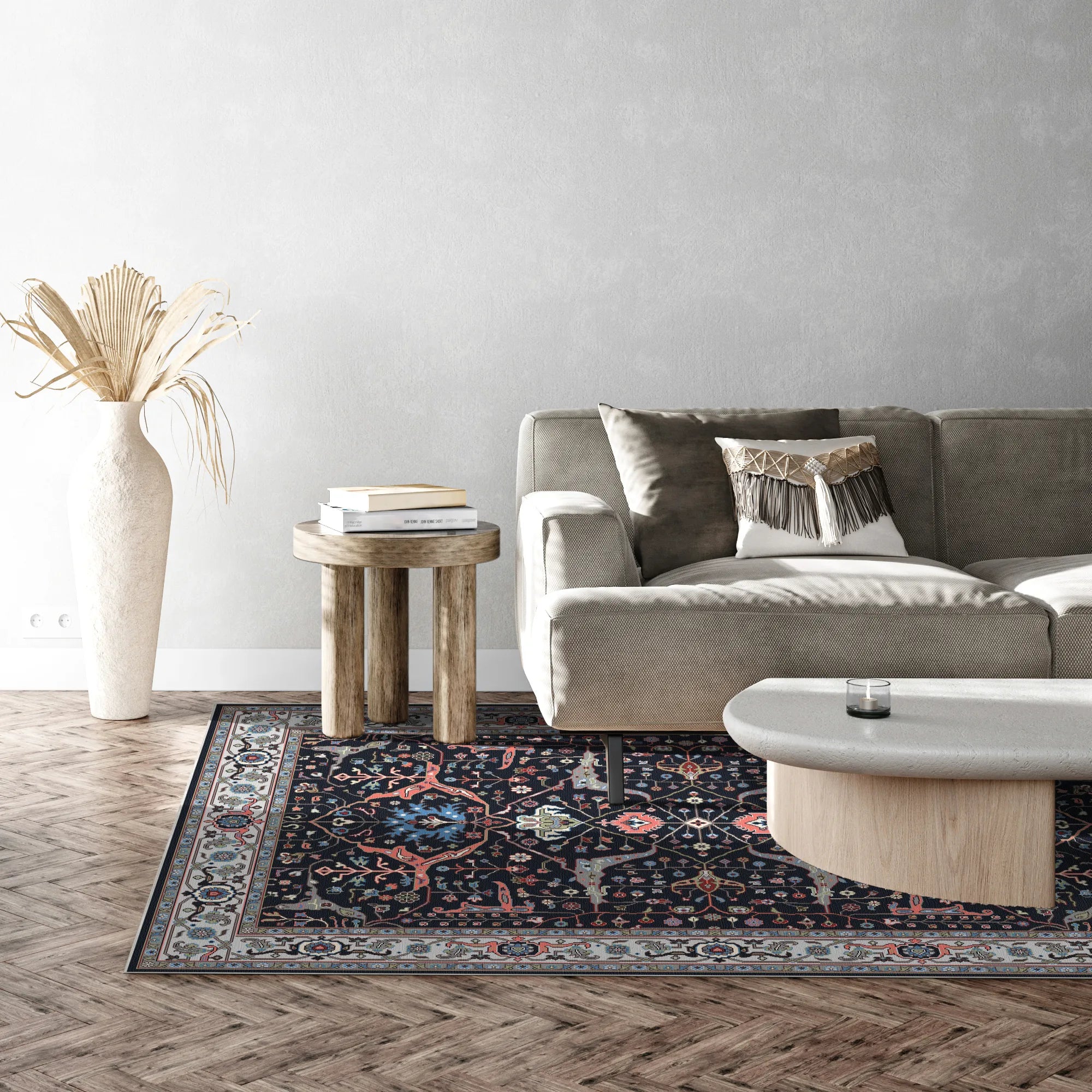 Klassischer Persischer Medaillon Teppic