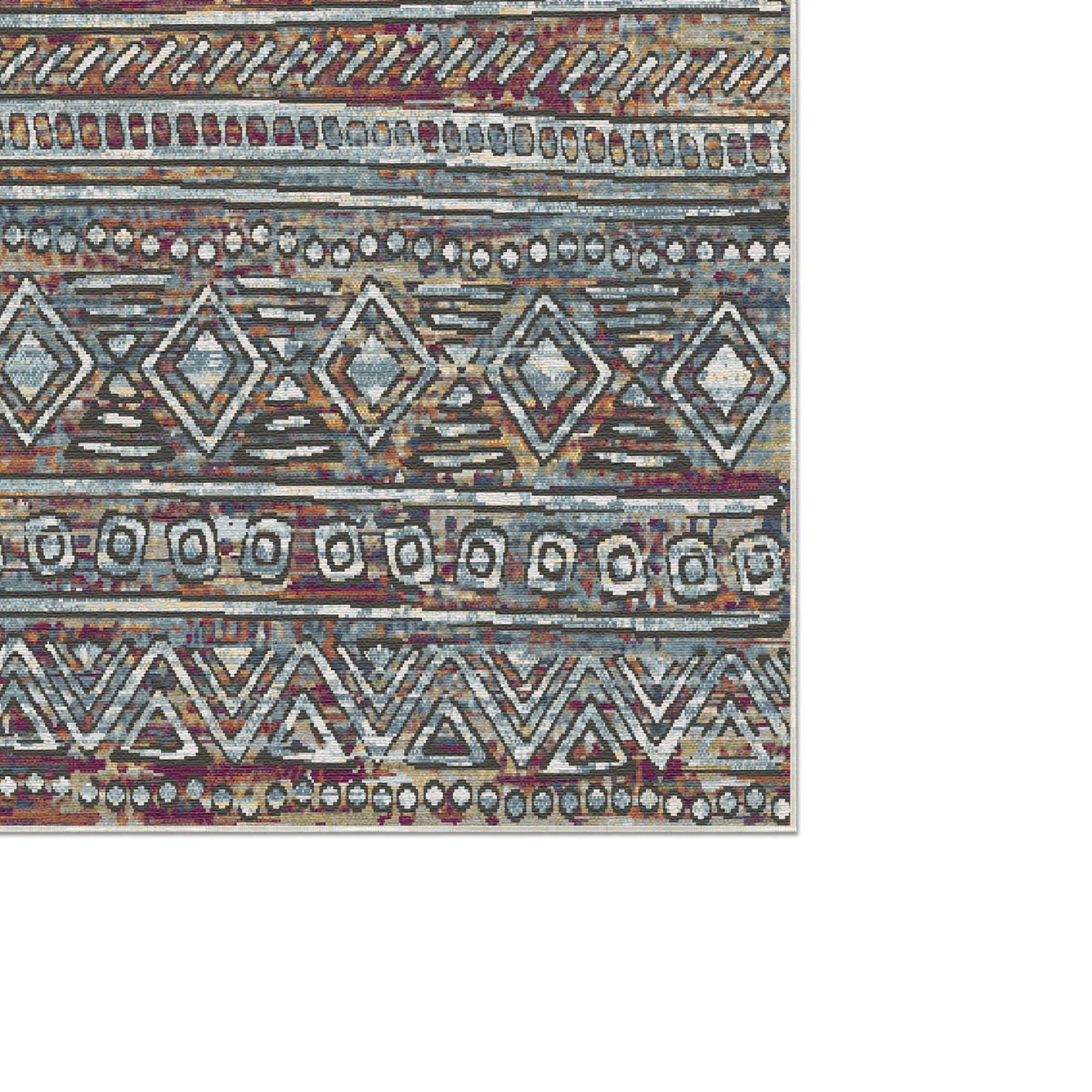 Prag Mosaik Abstrakter Waschbarer Teppich