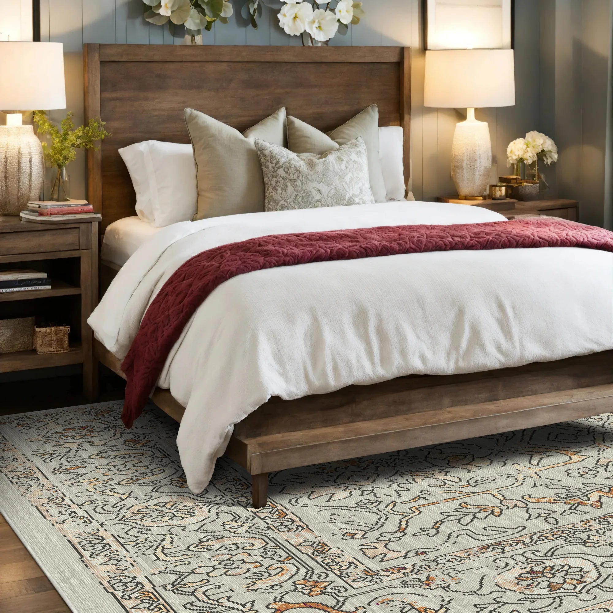 Waschbarer Teppich Copenhagen Gold