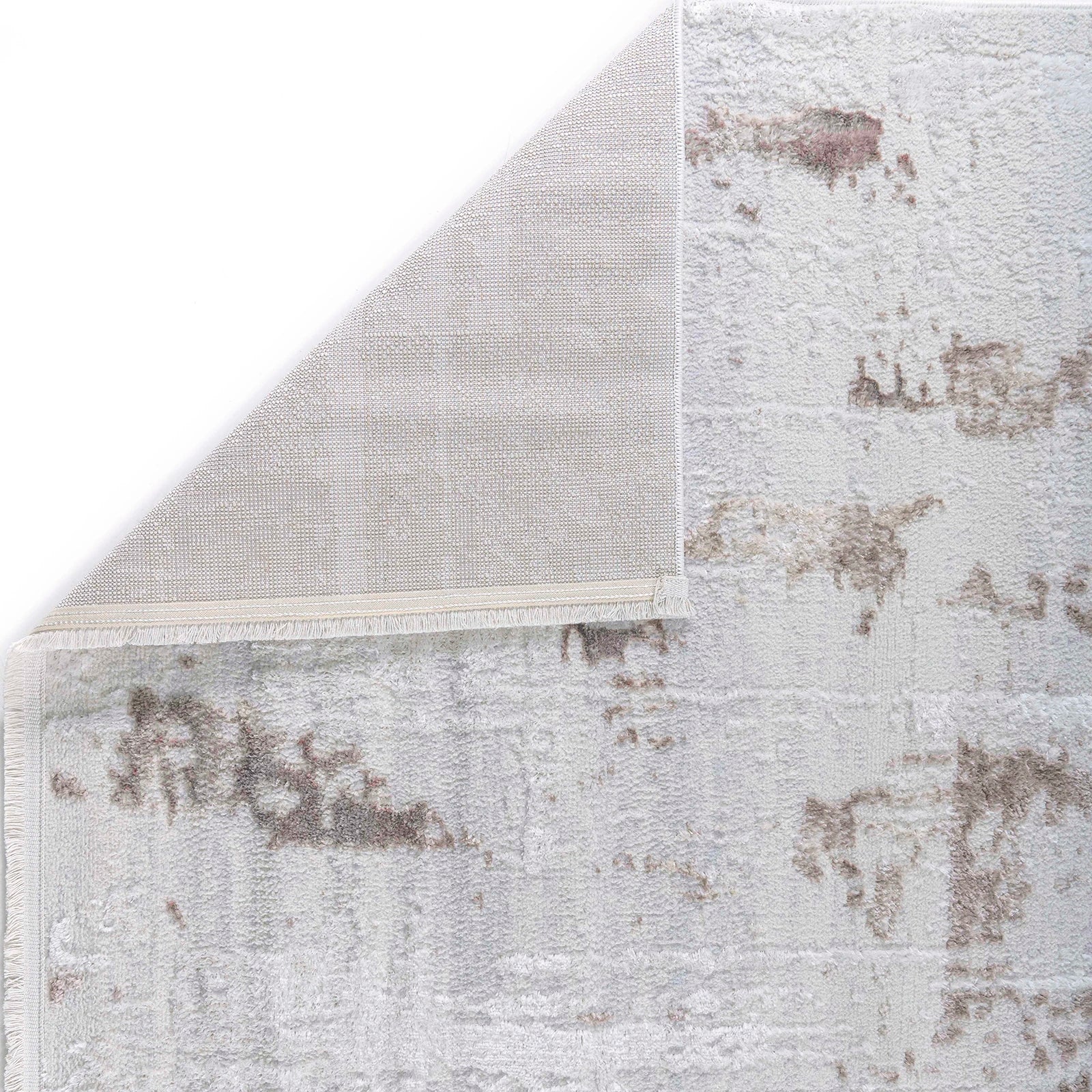 Urban Drift Brown Abstract Rug