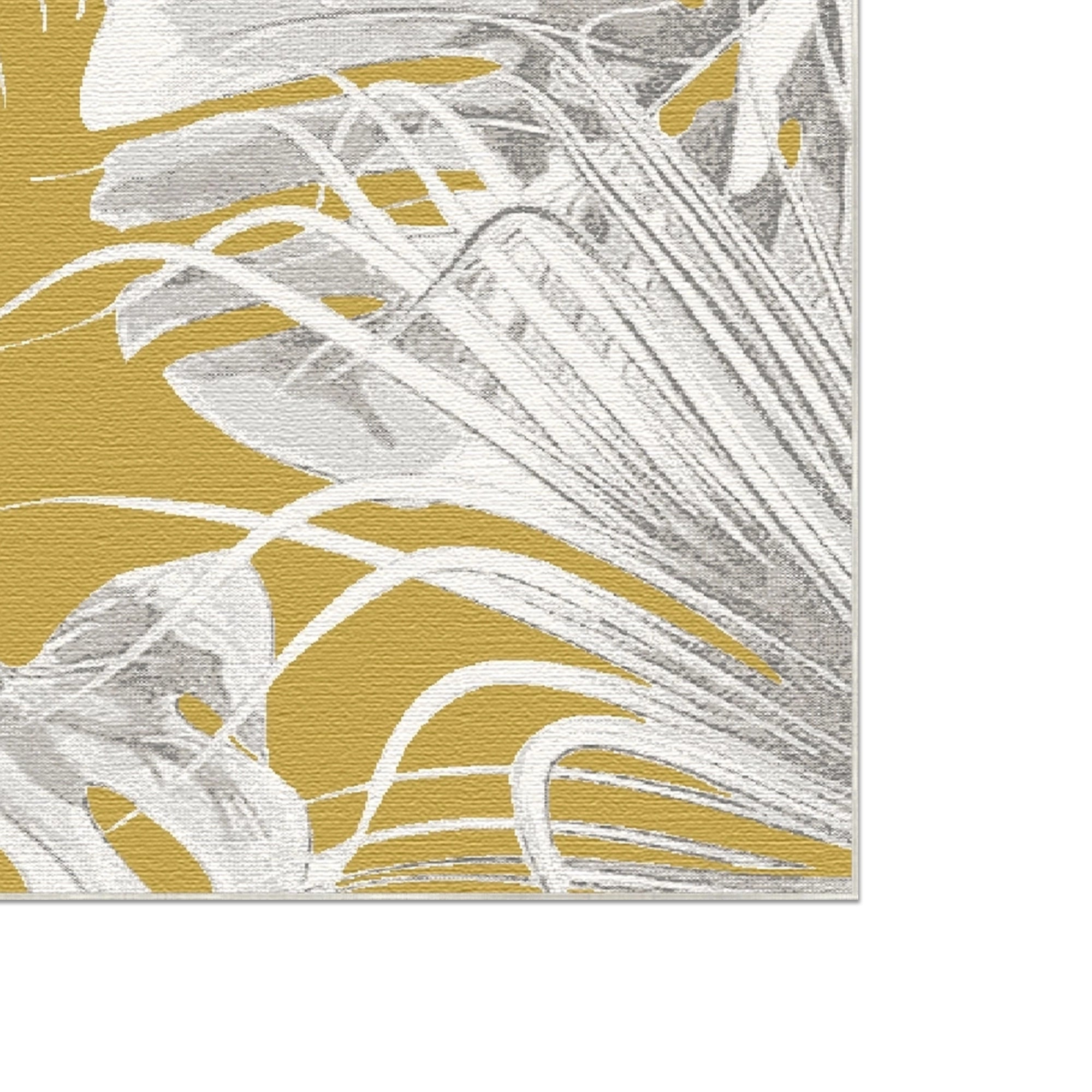 Senfgelber Exotischer Tropenteppich