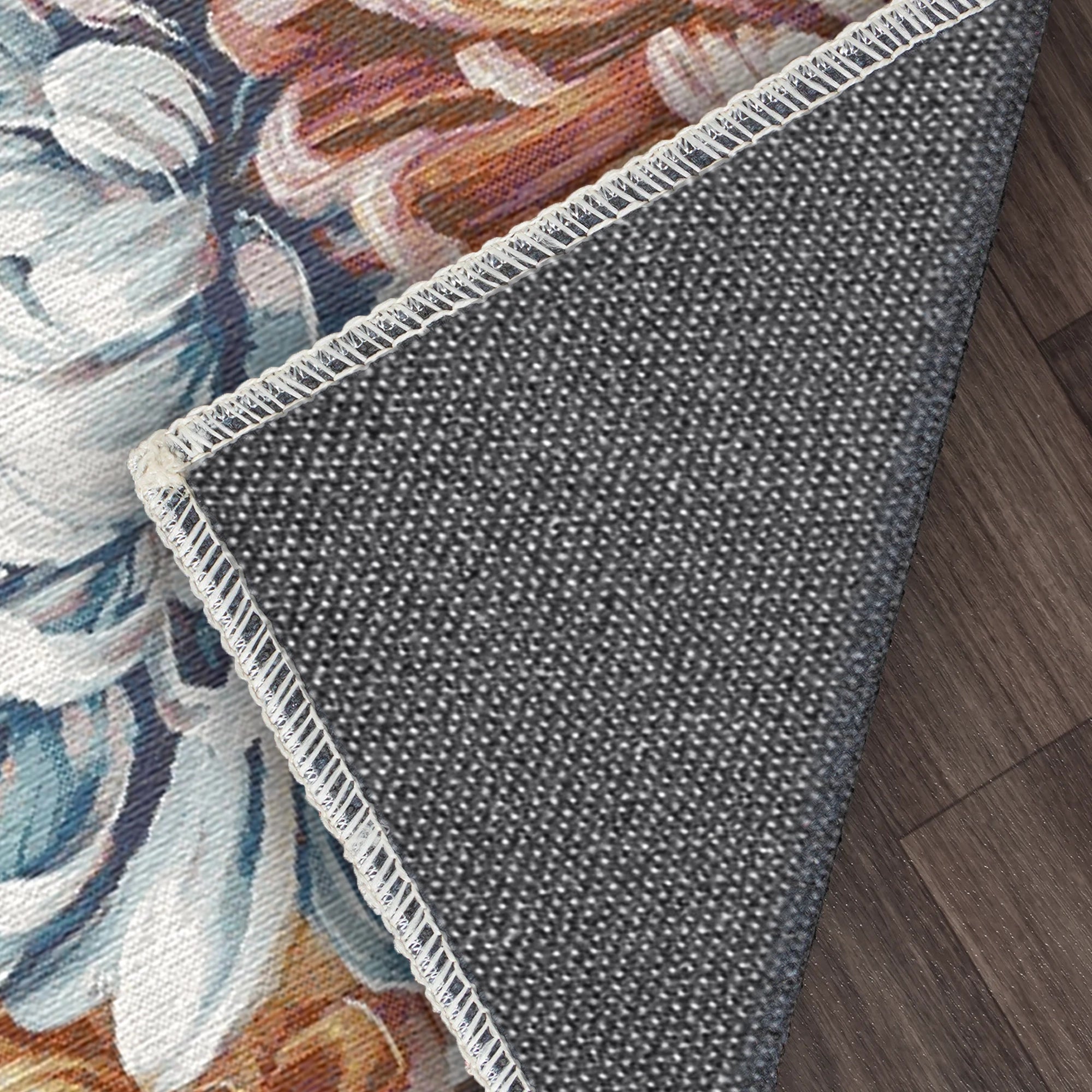 Mehrfarbiger Malerischer Chrysanthemen Teppich