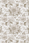 Beige Serenity Botanical Teppich Beige
