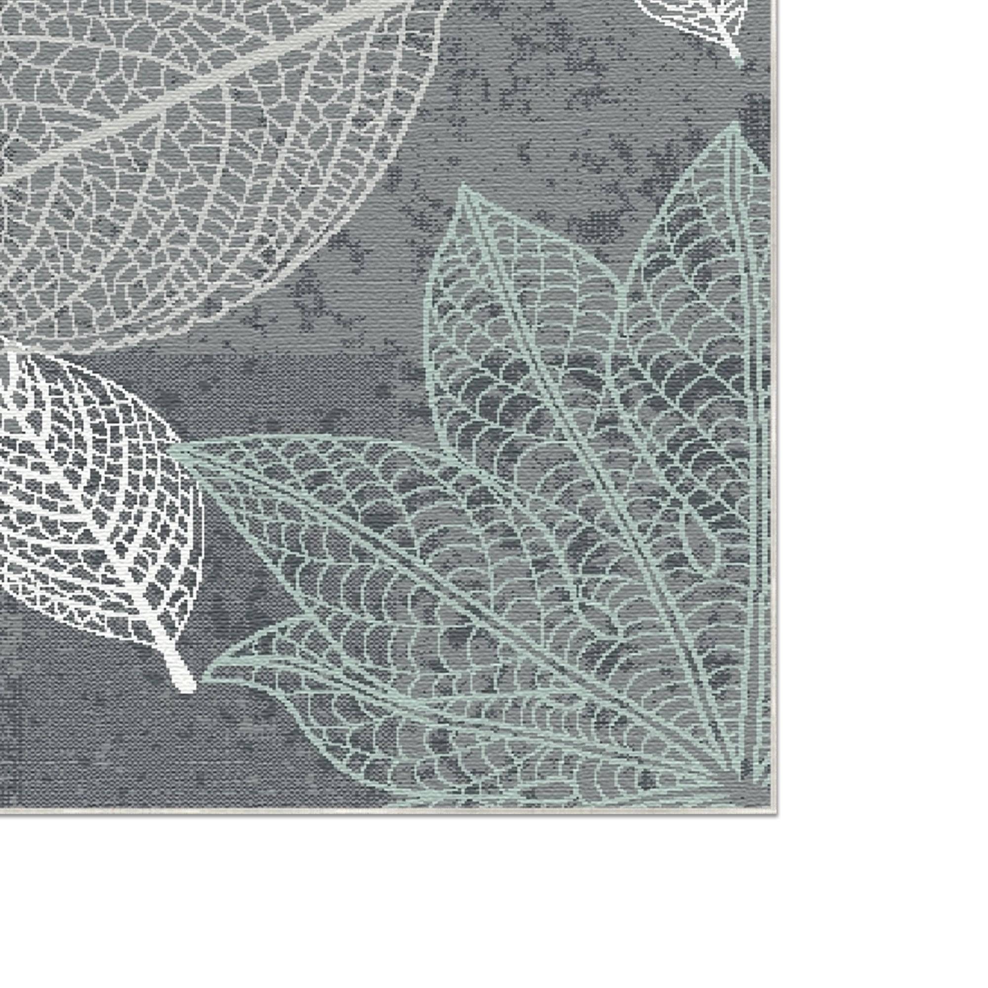 Holzkohle Flüsterndes Blatt Skelettteppich