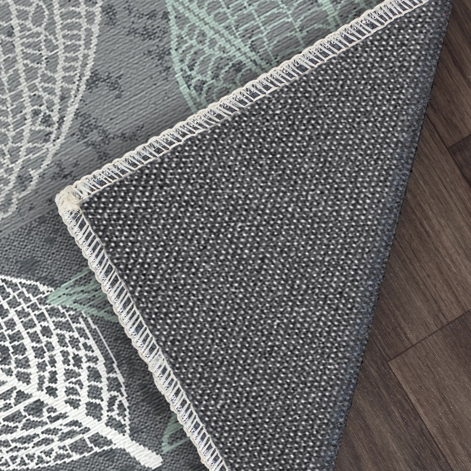 Holzkohle Flüsterndes Blatt Skelettteppich