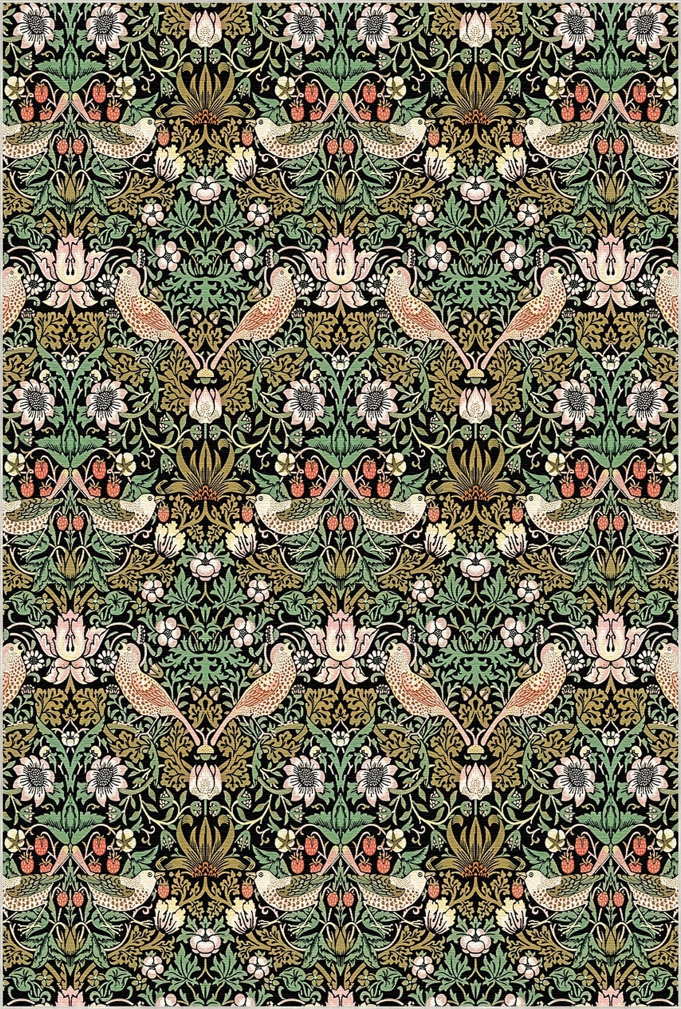 Obsidian Heritage Vogelteppich