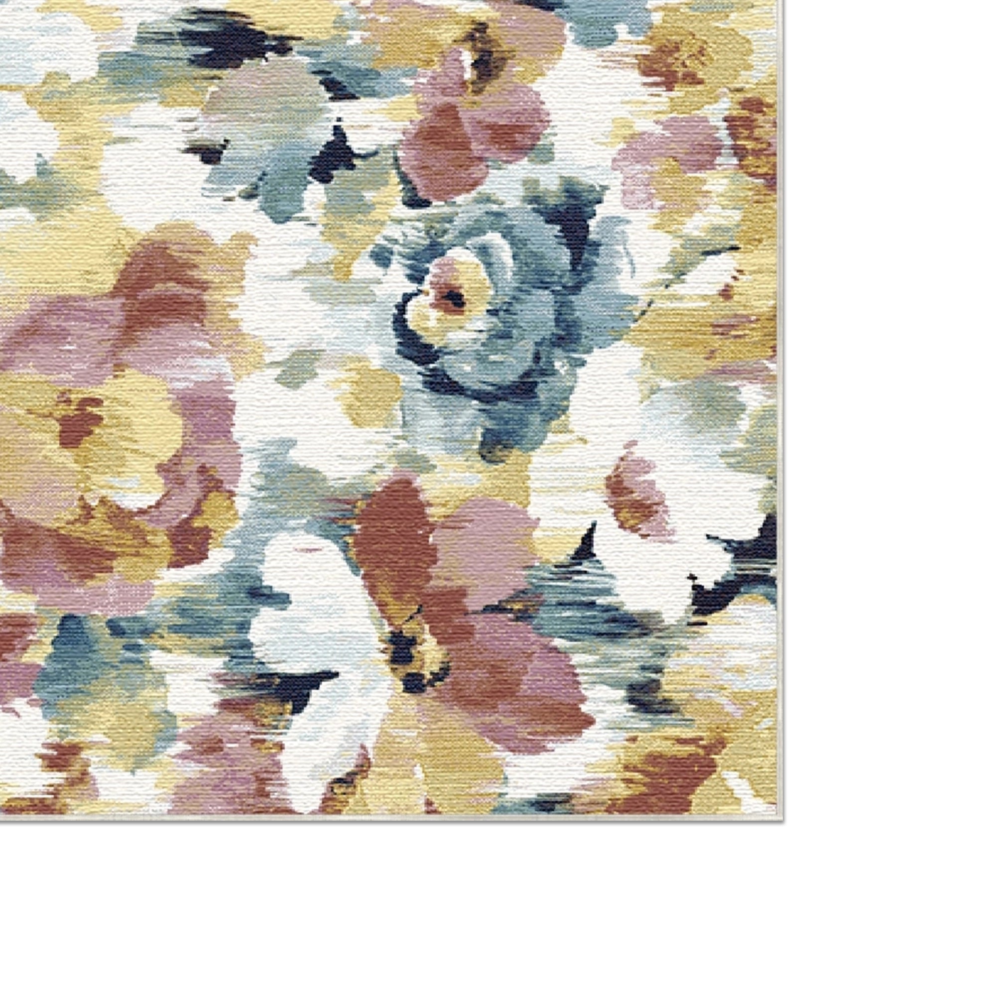 Strahlender Kaleidoskop Blumenteppich