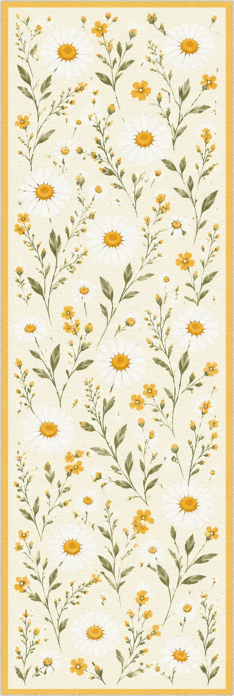 Heller Gänseblümchen-Blumenwiesen-Teppich