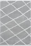 Geometric Stride Rug Gray Gray