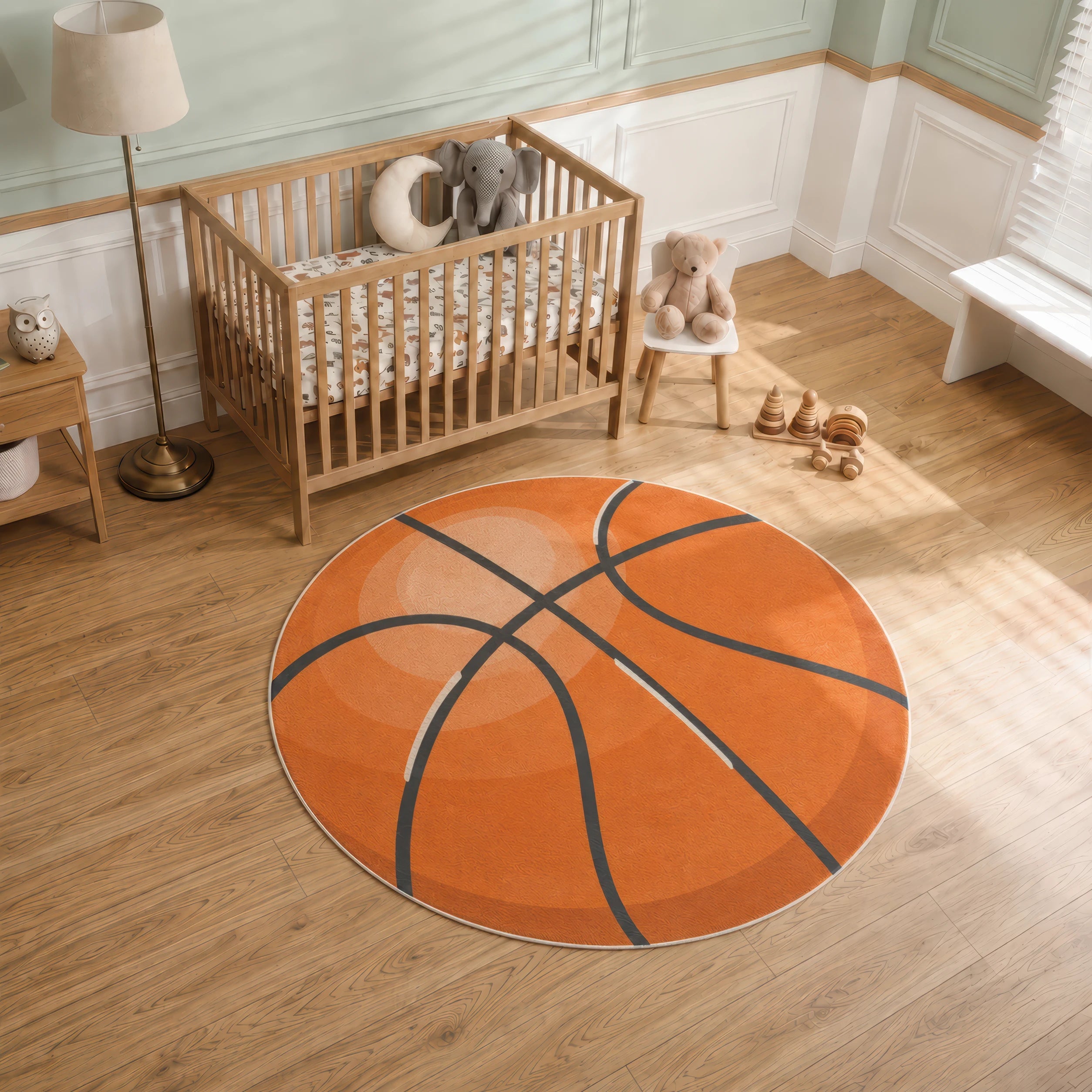 Basketball-Rundteppich