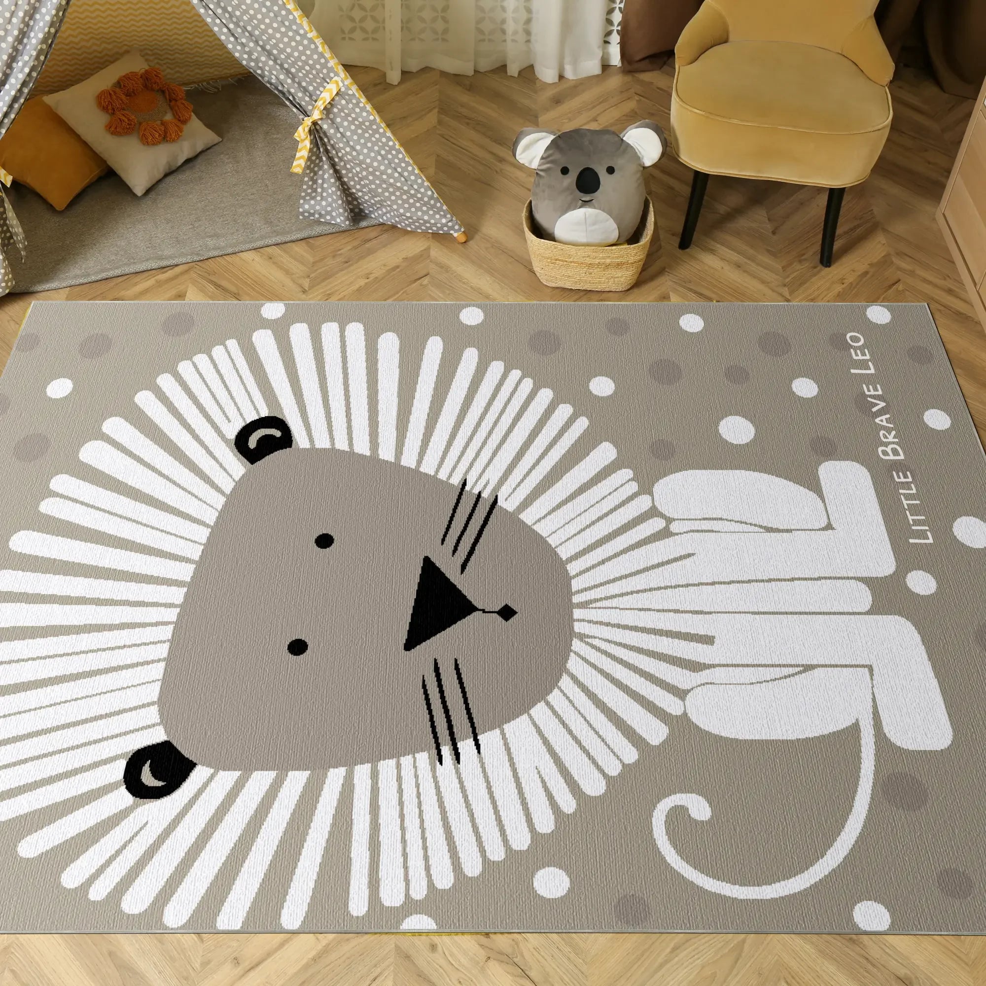 Boho König des Waldes | Anpassbarer Teppich