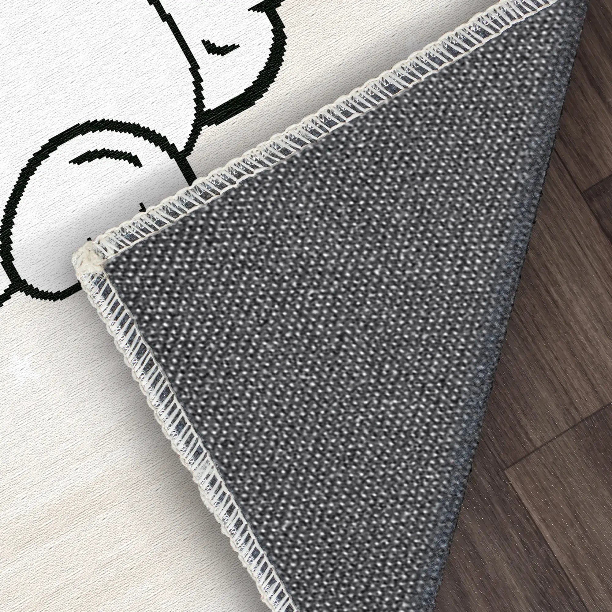 Waschbarer Hase Kinder Teppich