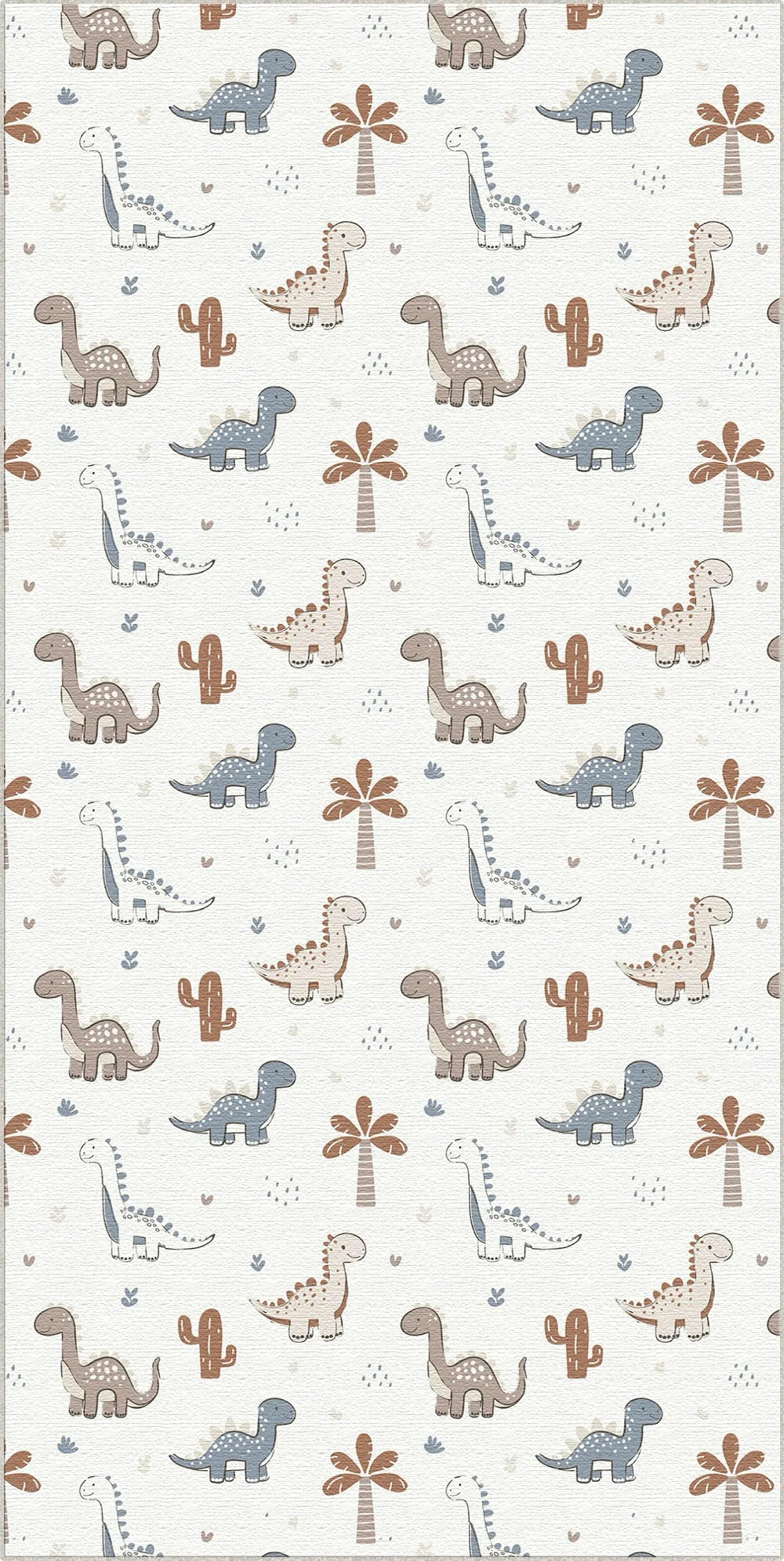 Freundliche Dino-Welt Kinderteppich