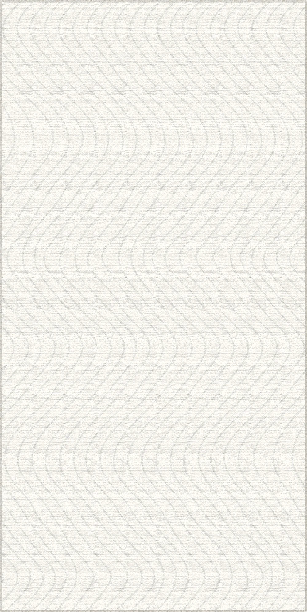 Weicher Grauer Wellenbewegungs-Akzentteppich