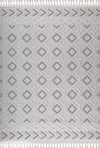 Loop Soft Weave Boucle Modern Rug Gray Gray