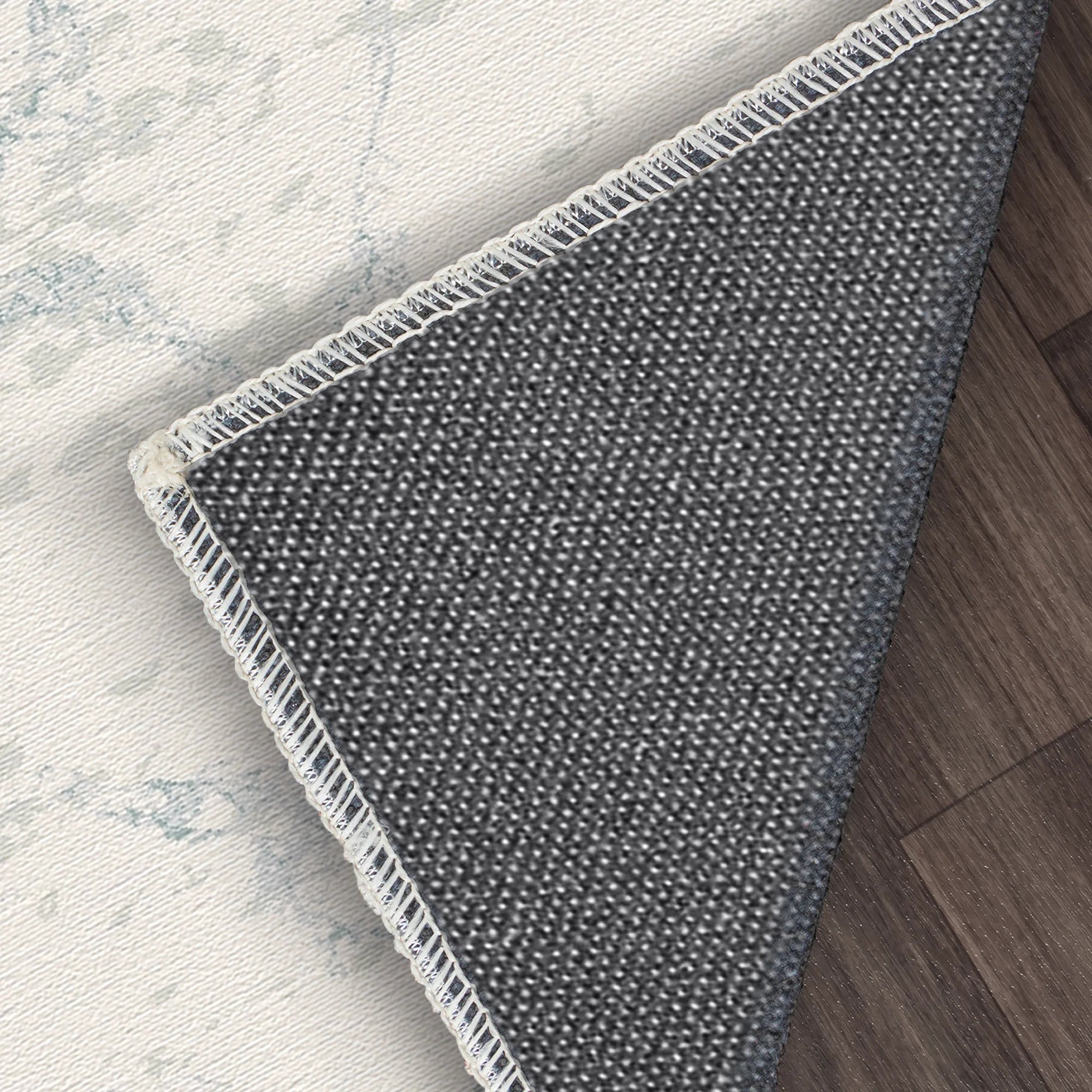 Waschbarer Teppich aus Saphir Ader Marmor