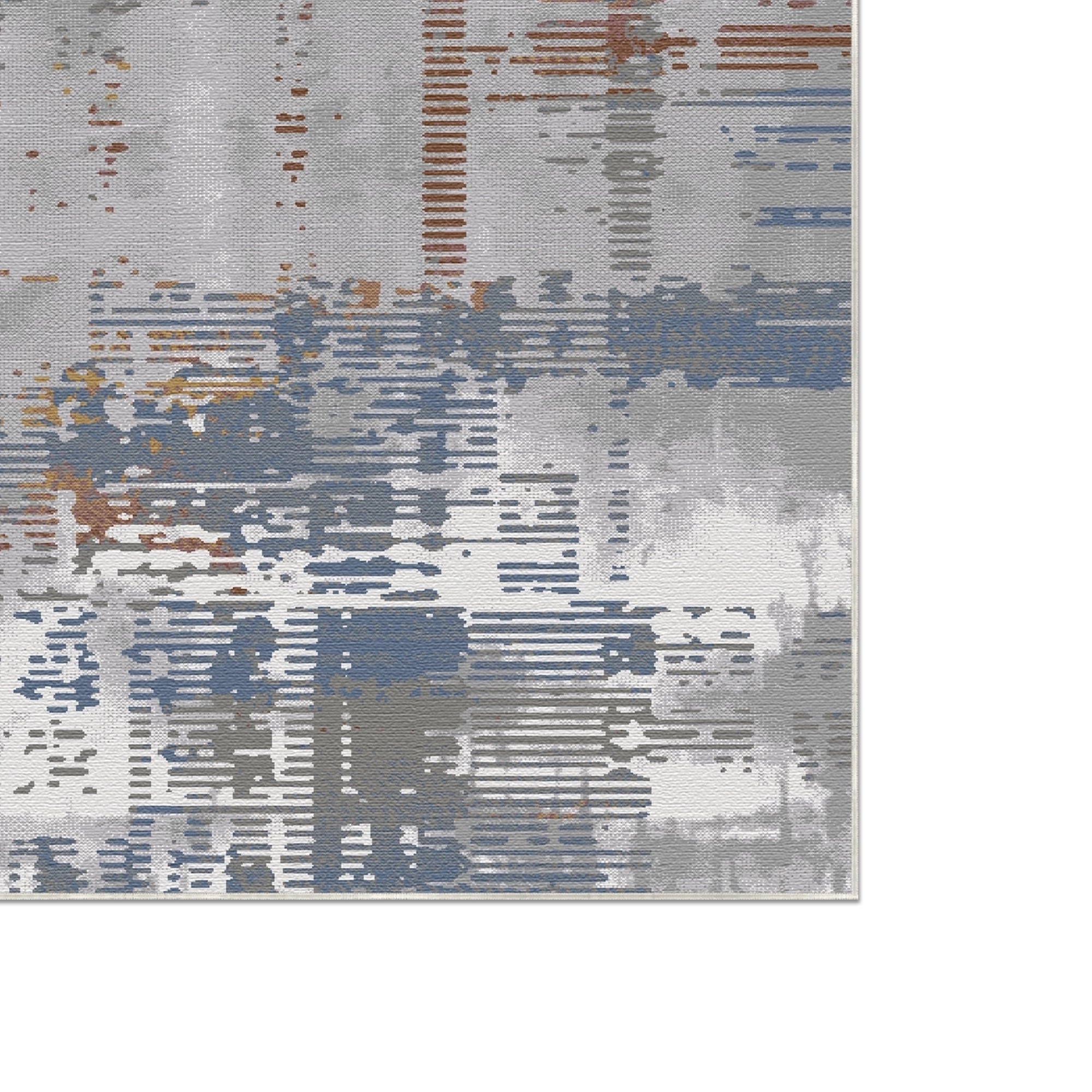 Tektonische Drift Industrieller Glitch Teppich