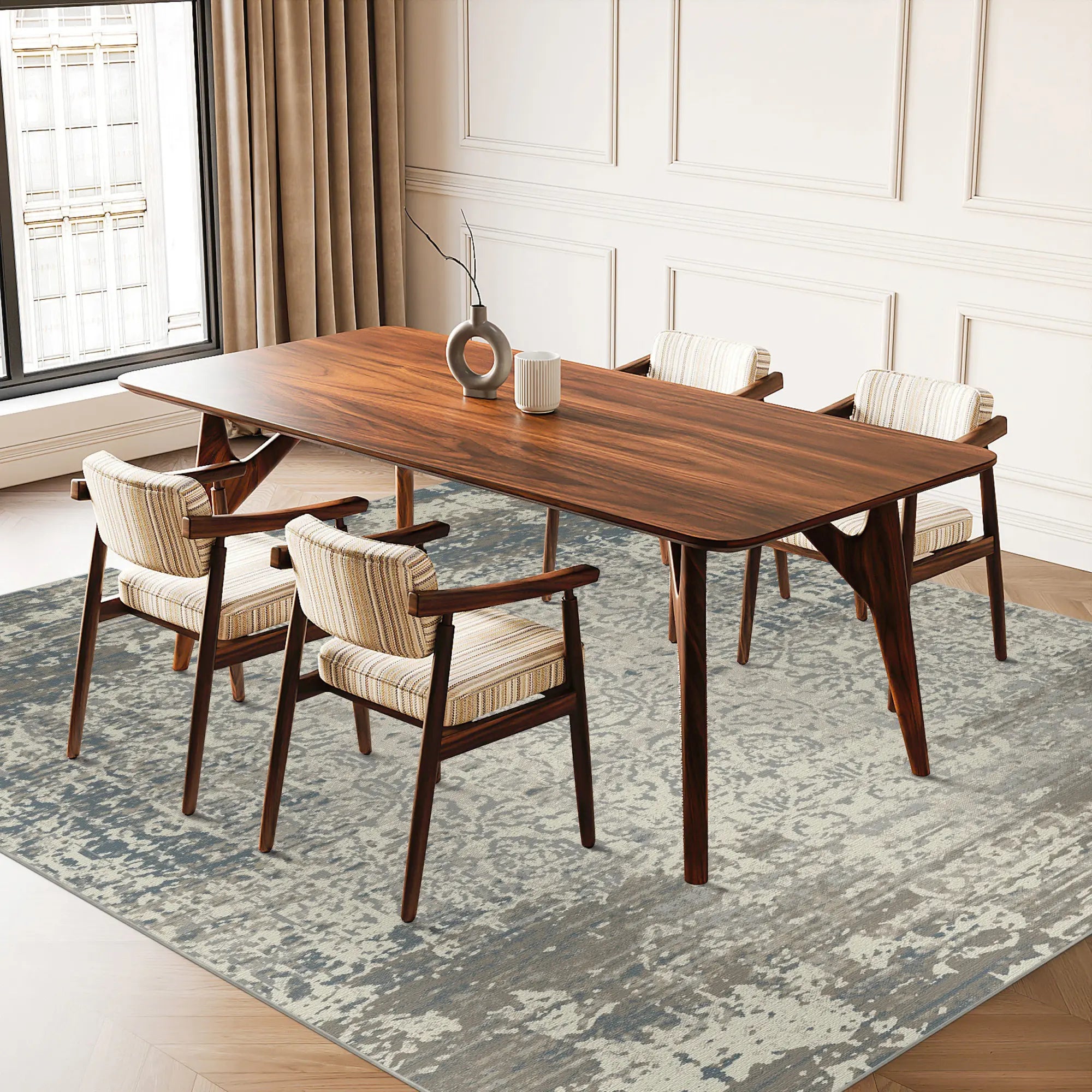 Saphir Heritage Teppich im Used-Look