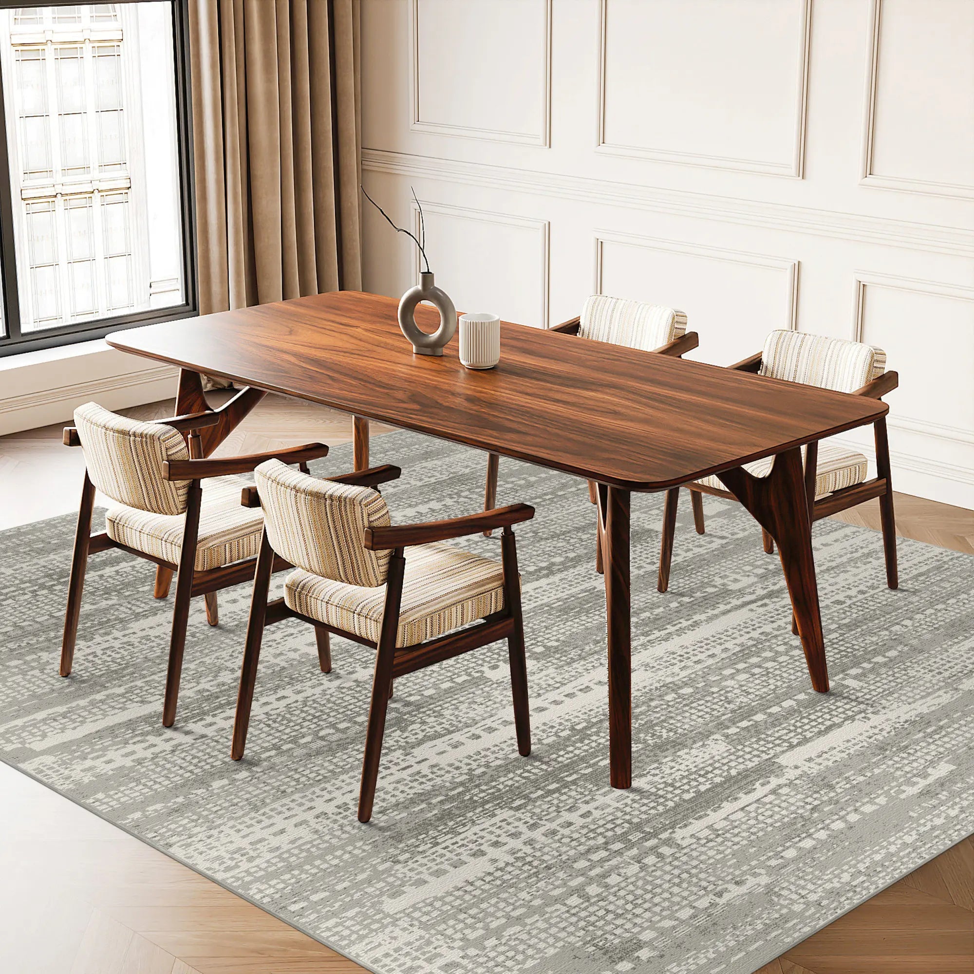 Urban Matrix Beige Teppich