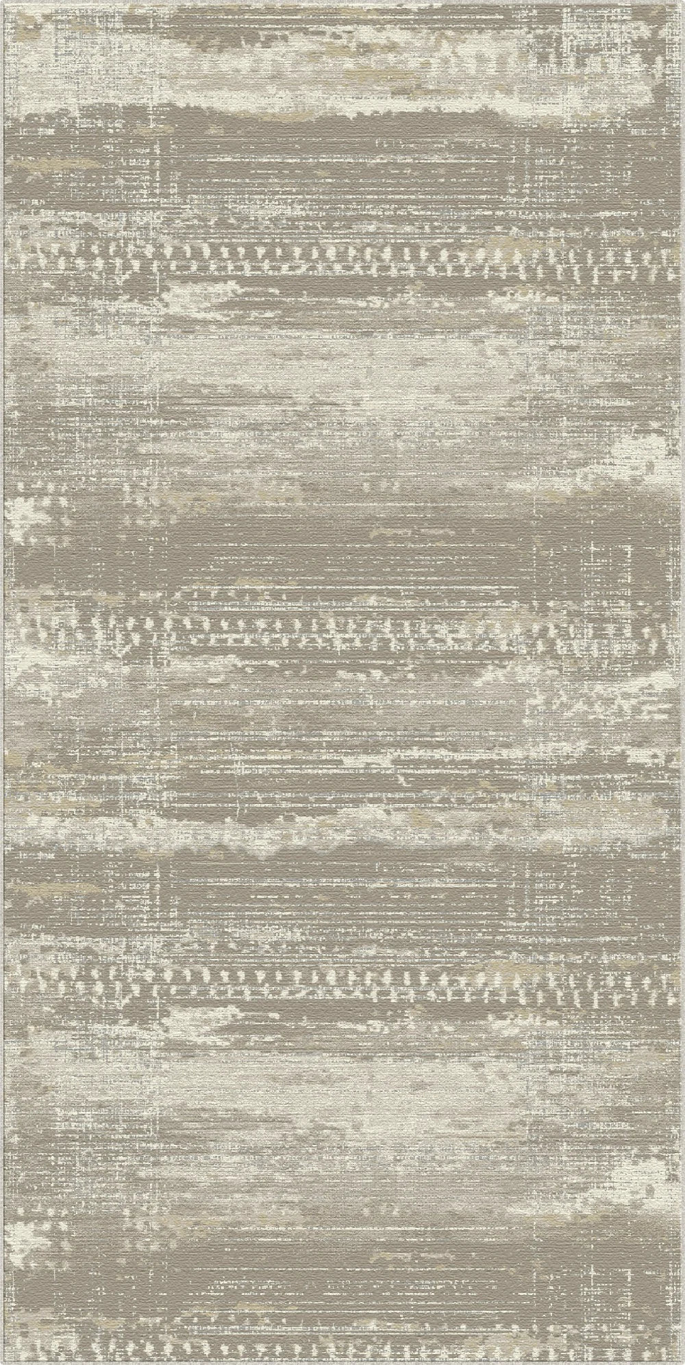 Taupe Strata Used-Look Teppich