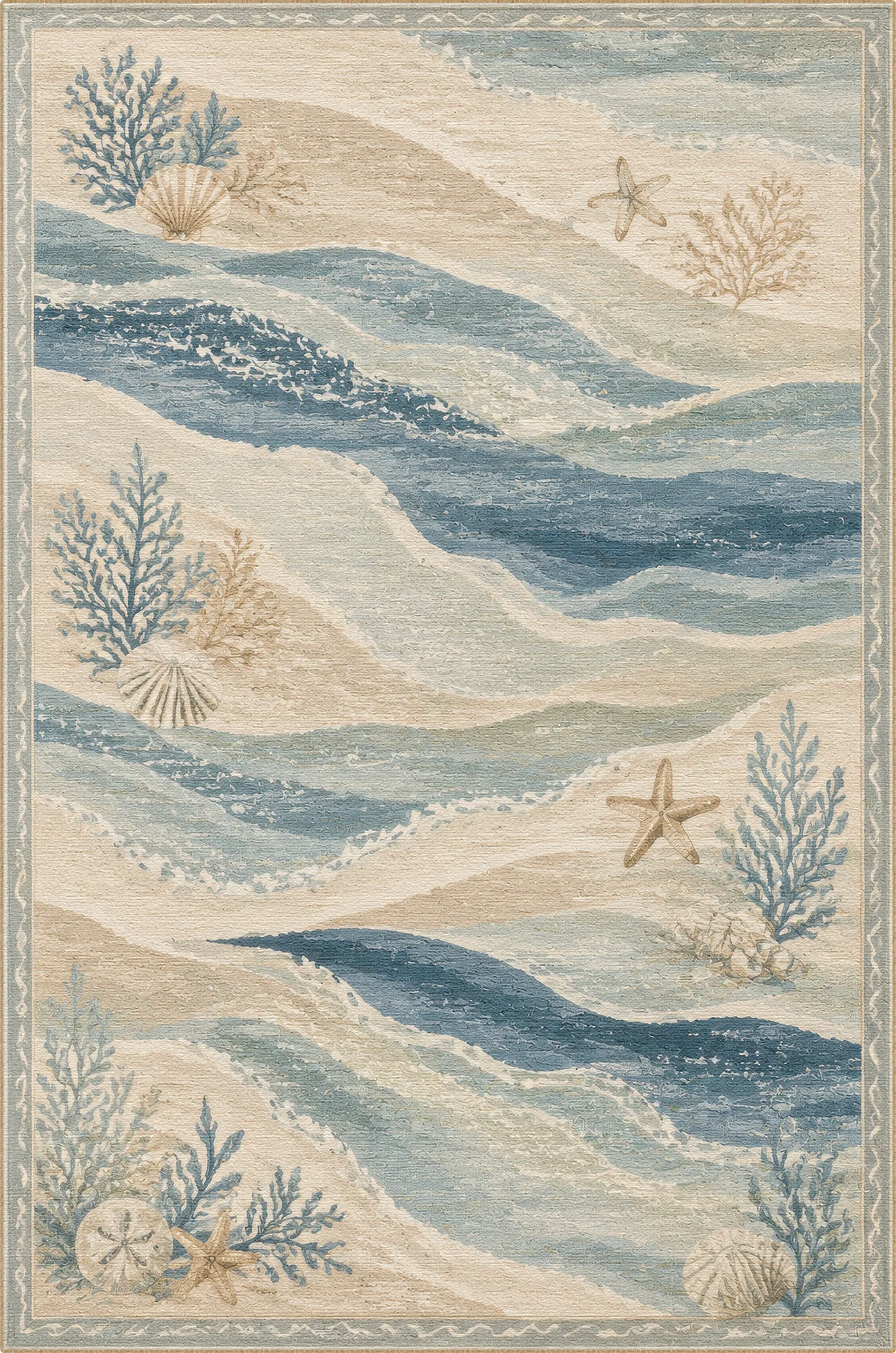 Teppich Ocean Breeze Coastal Waves