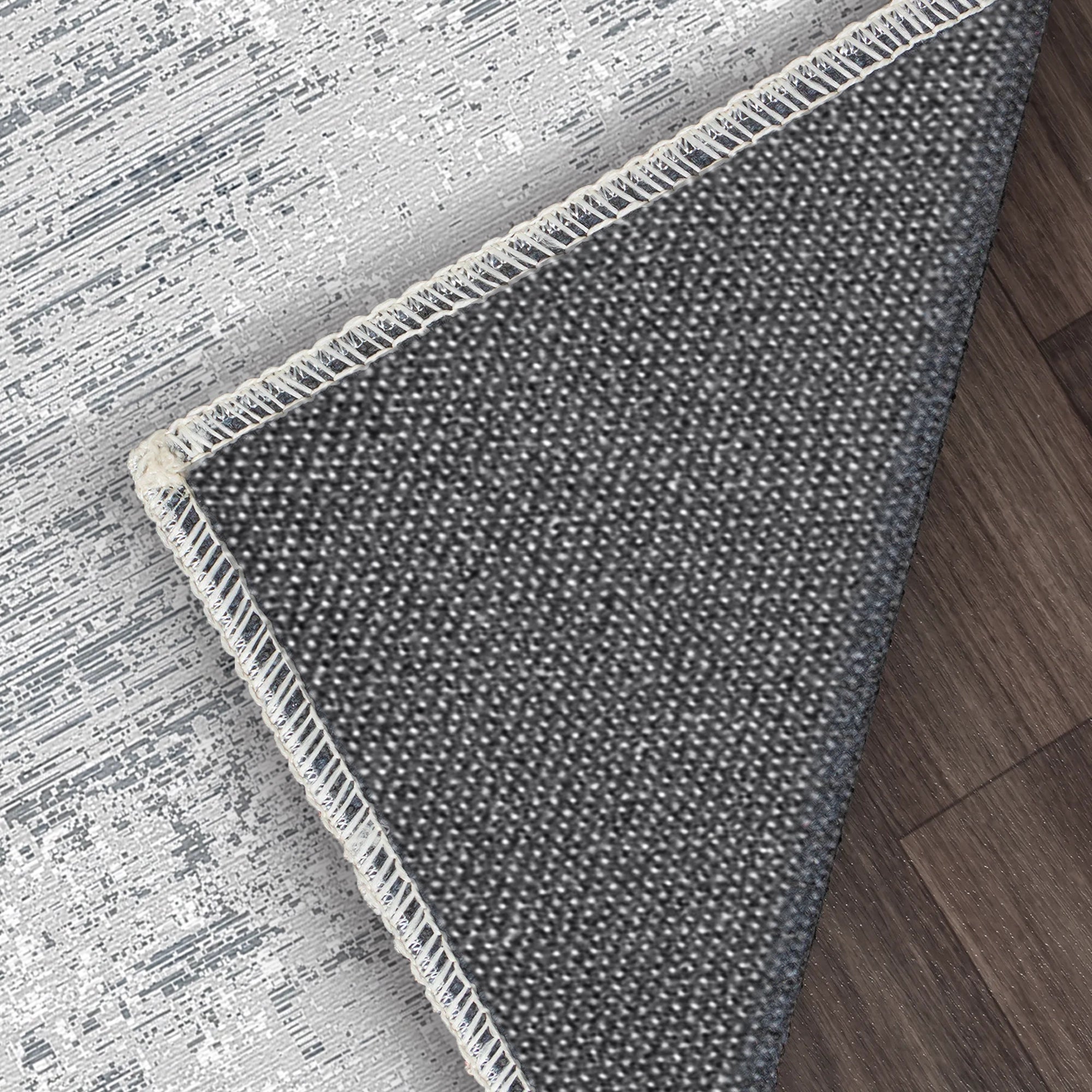 Waschbarer abstrakter Teppich Arctic Stone