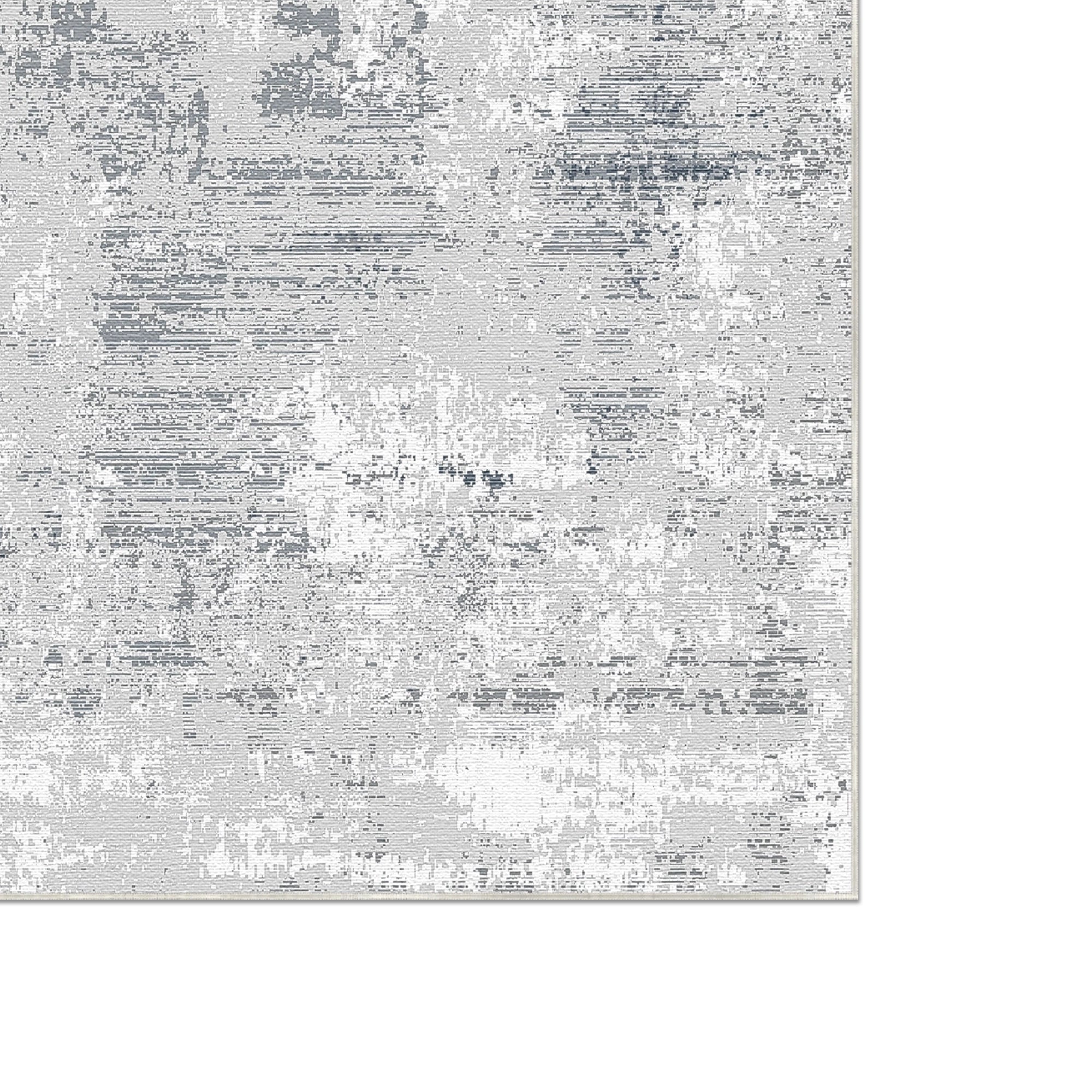 Waschbarer abstrakter Teppich Arctic Stone
