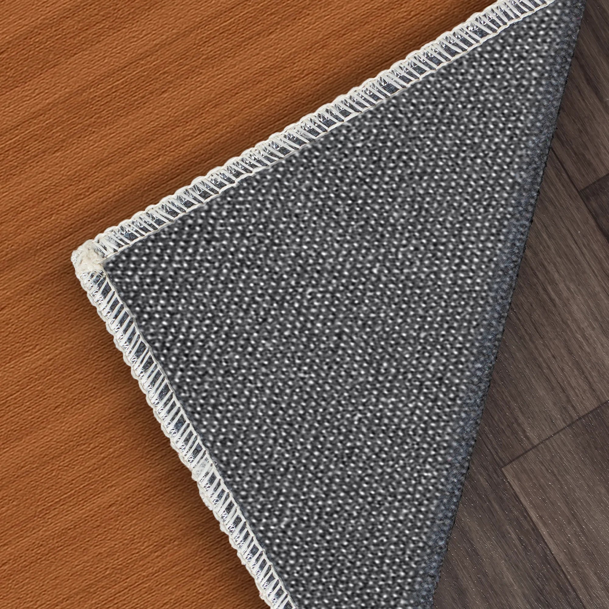 Amber Earth Linearer Strukturierter Teppich