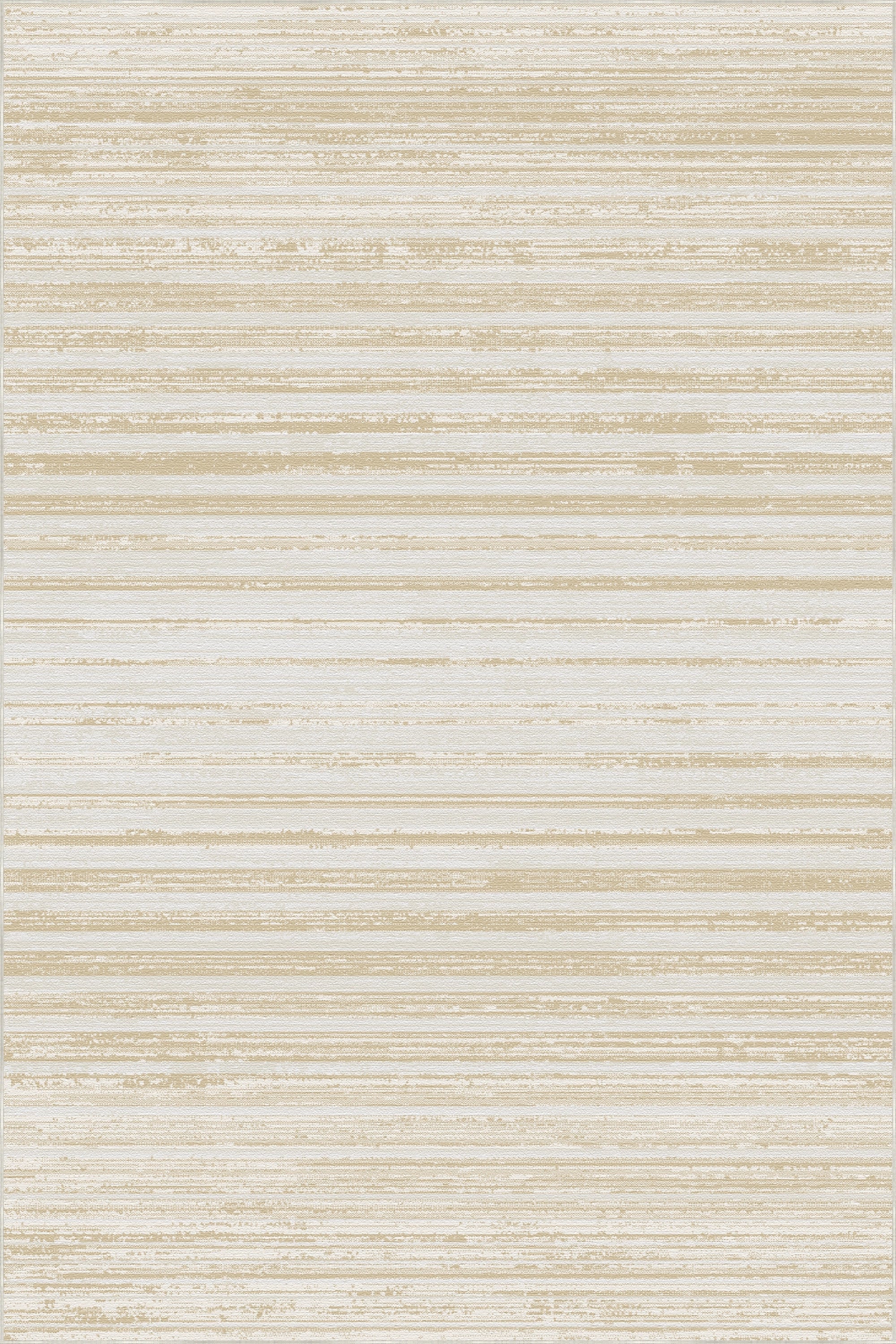 Sandsteinbeige Linearer Strukturierter Teppich