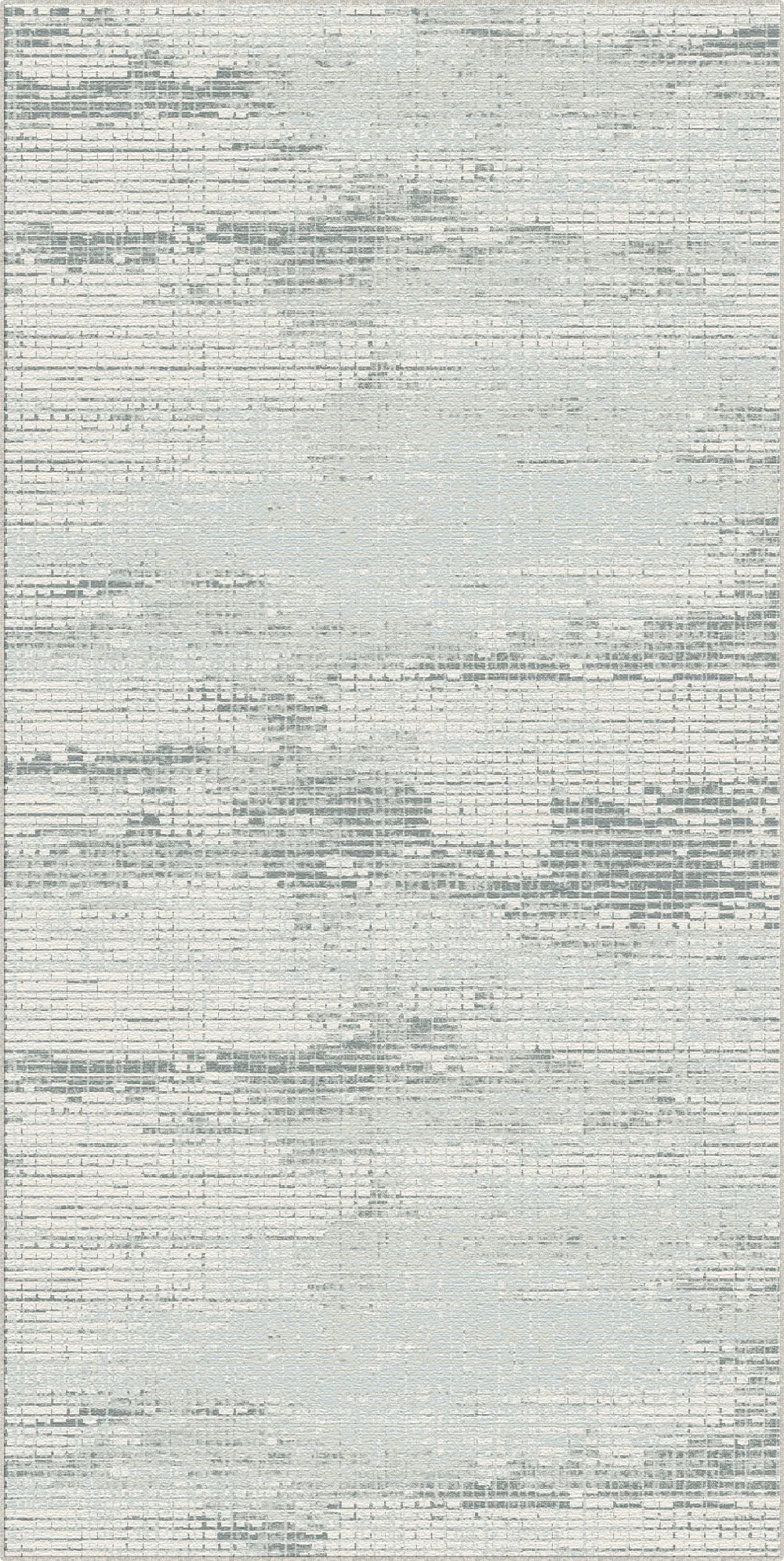 Silber Matrix Mosaik Abstrakter Teppich