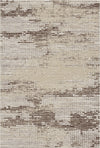 Espresso Glitch Mosaik Abstrakter Teppich Beige