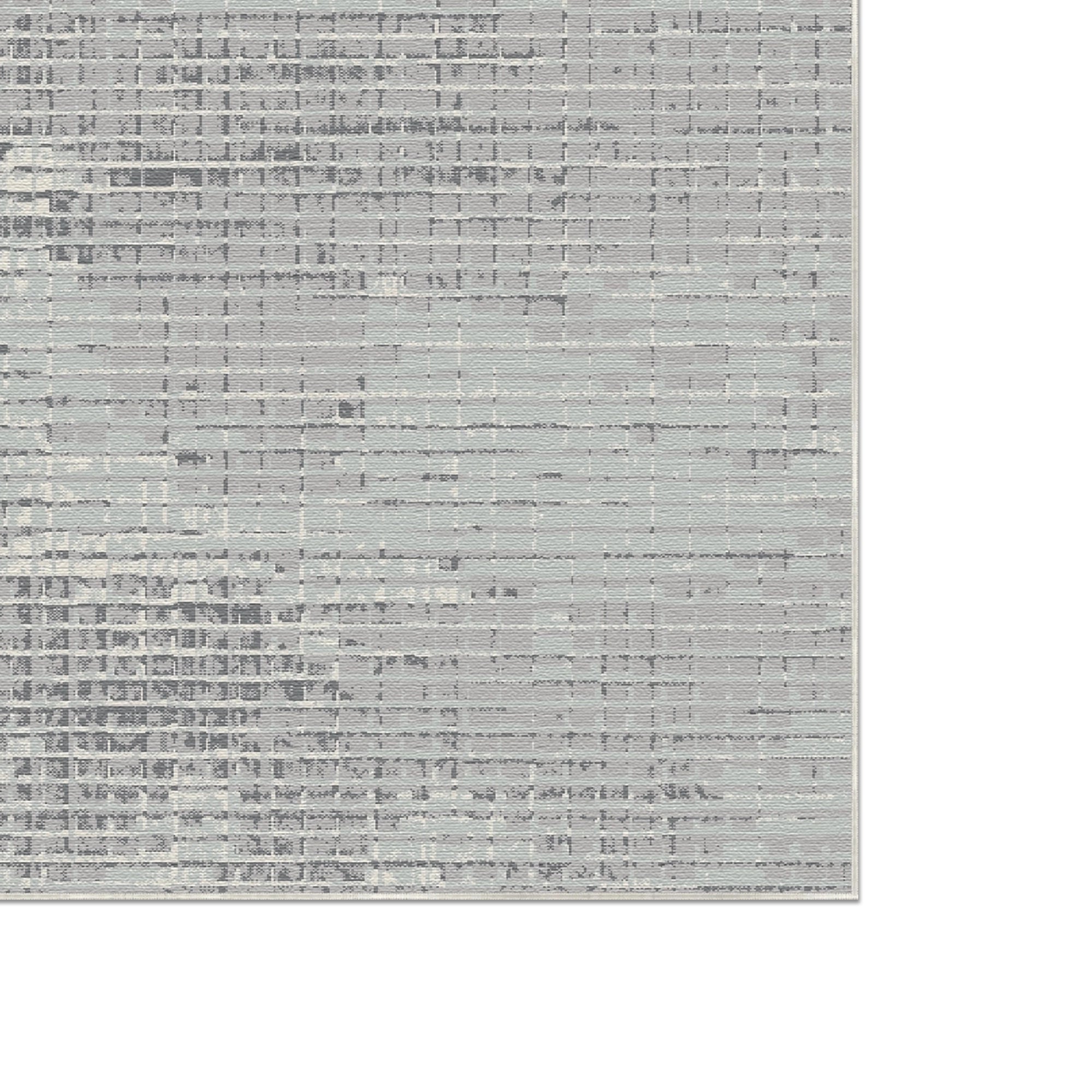 Abstrakter Teppich mit Graphitmatrix-Mosaik